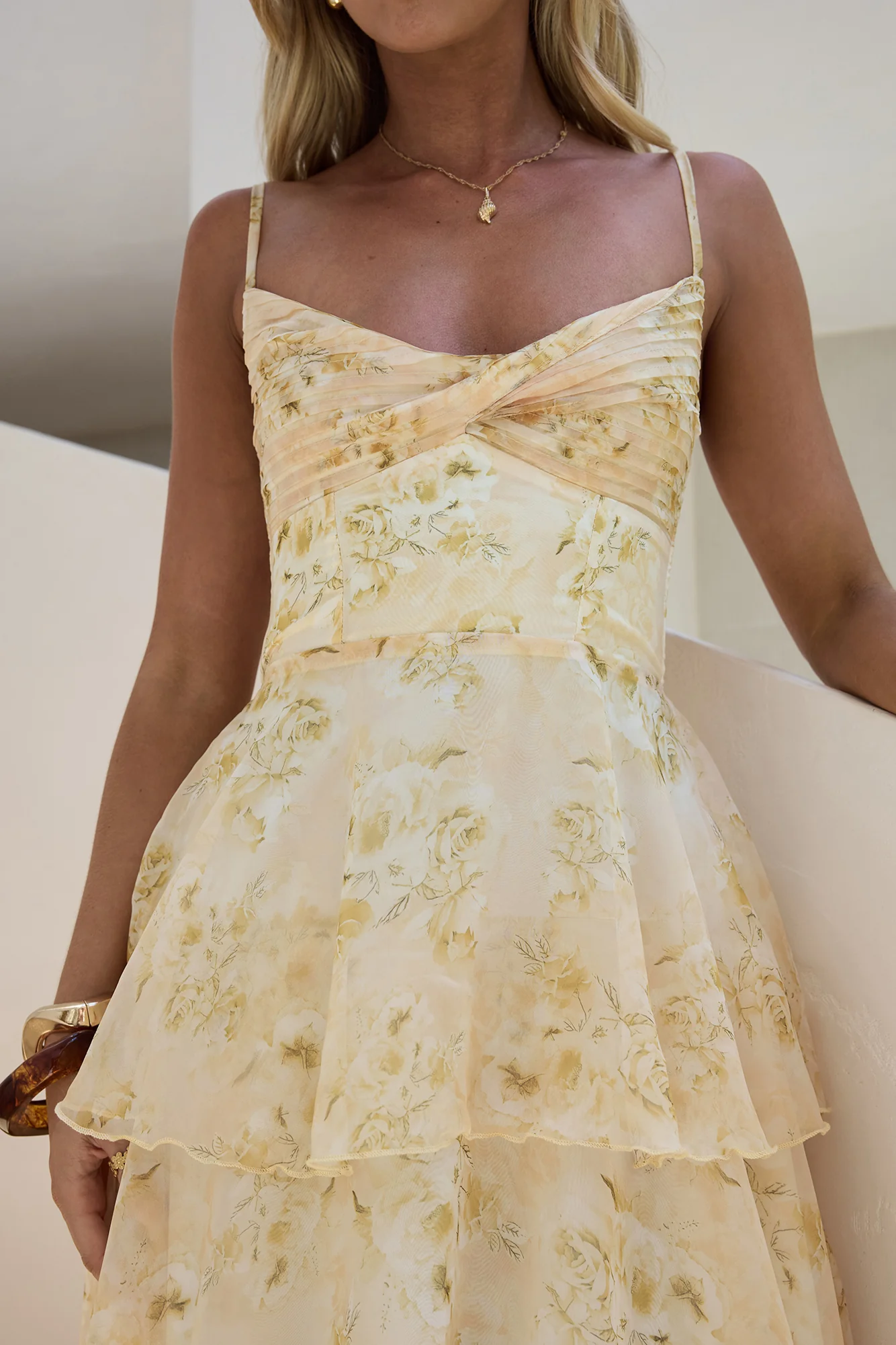 Shining Suns Maxi Dress Yellow - luluinthesky