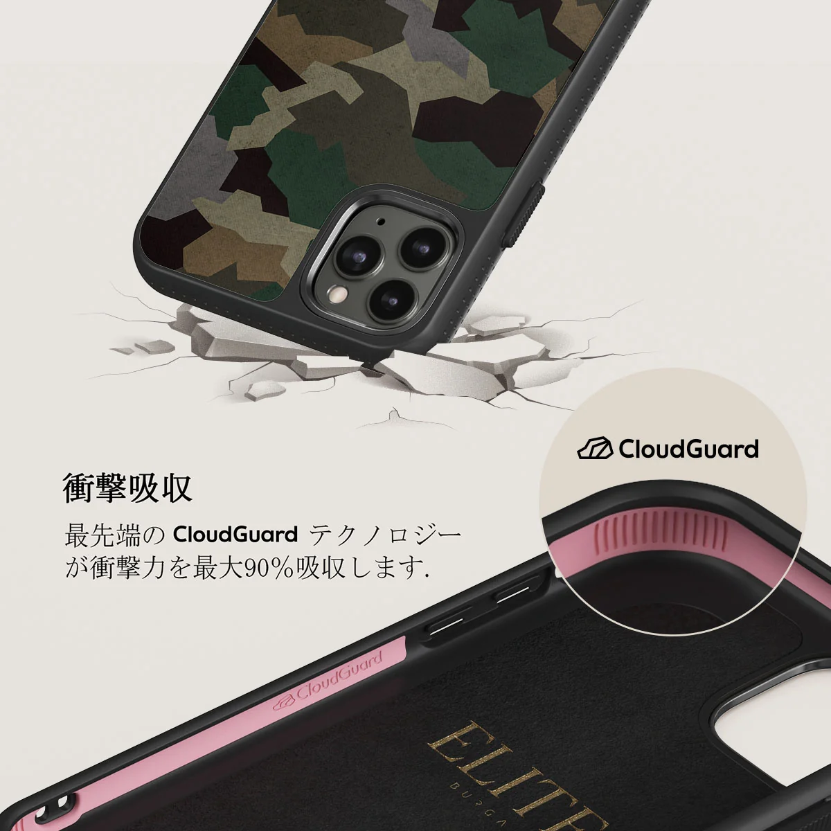 Tropical Green Camo - iPhone 11 Pro ケース