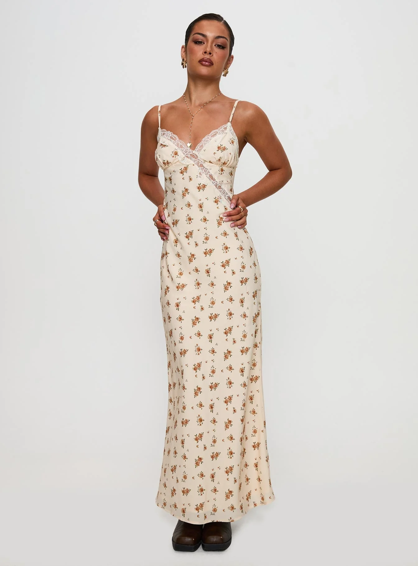Madeleine Lace Maxi Dress Multi Floral