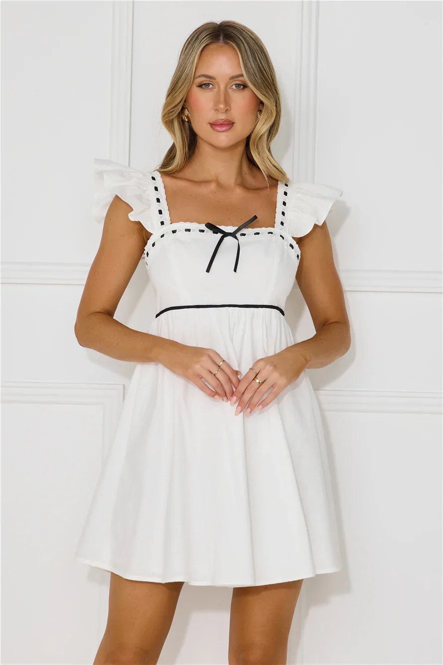 Zephyra Mini Dress White