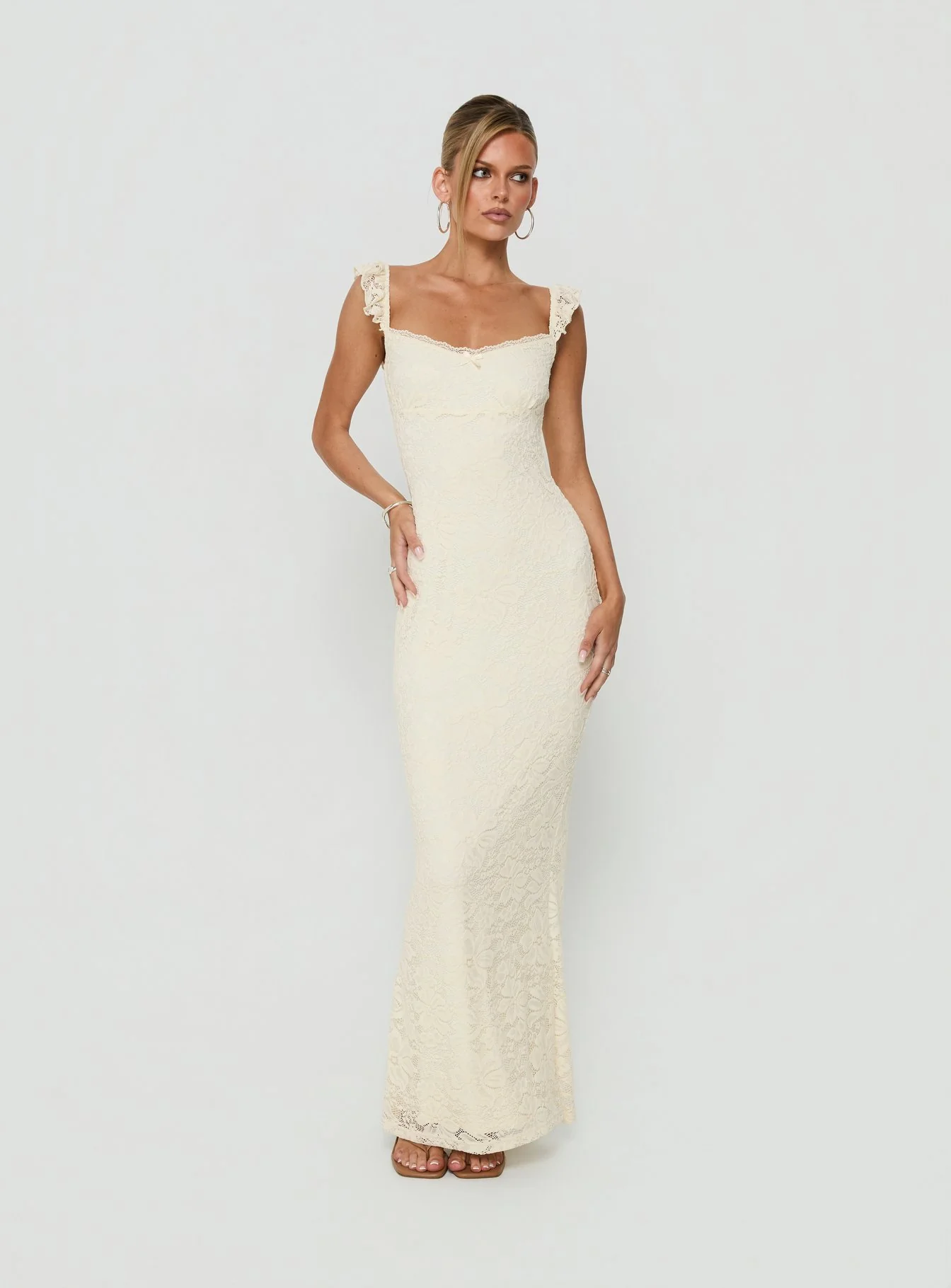 Beacall Maxi Dress Lemon - luluinthesky
