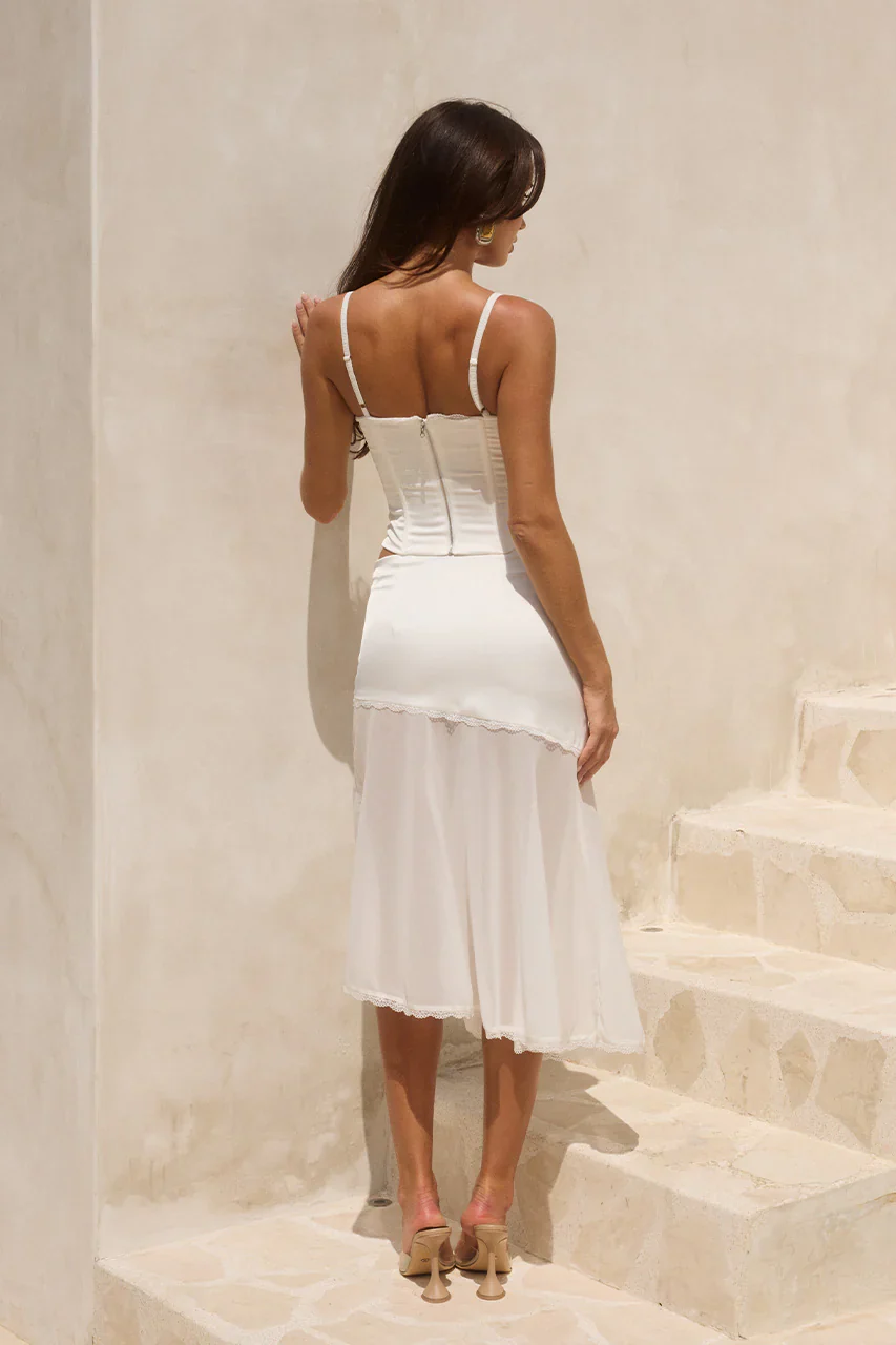 EMBERLY BUSTIER - WHITE