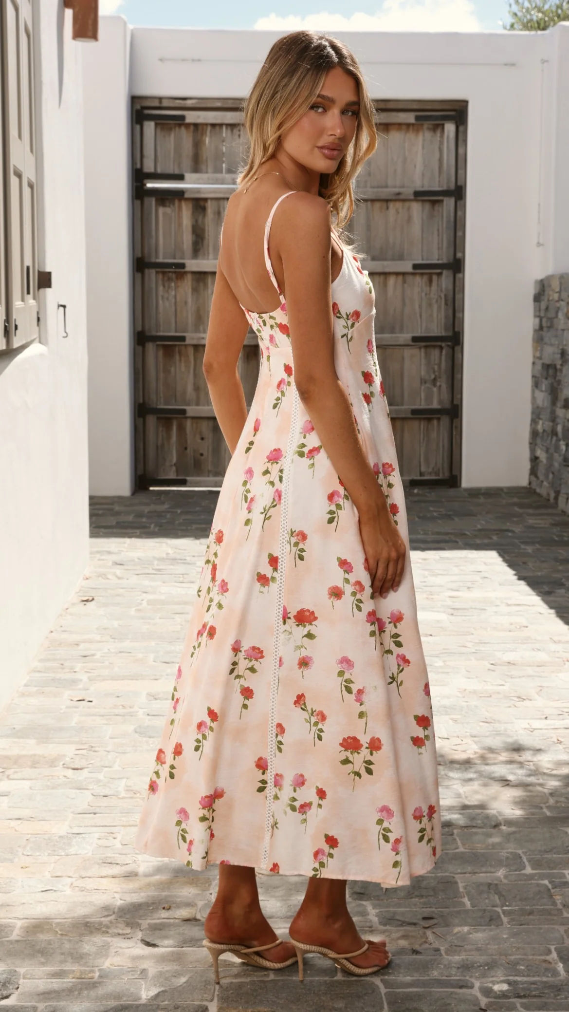 Suri Maxi Dress - Pink Floral