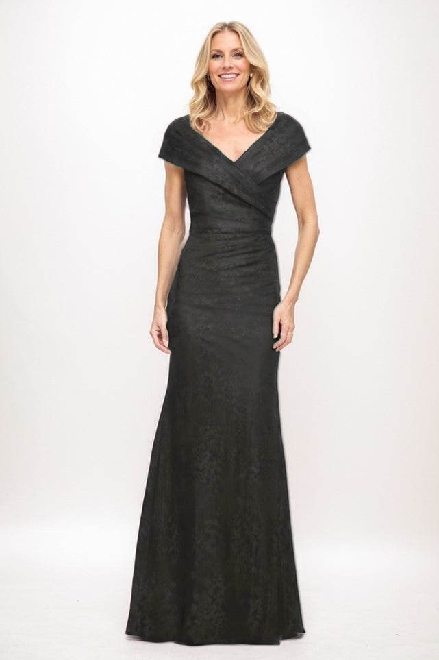 Sheath Maxi Elastic Satin Mother Of The Bride Dress CM0325