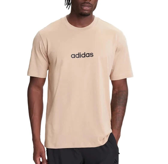 ADIDAS Men's S/S Round Neck Shirt Beige JX5709
