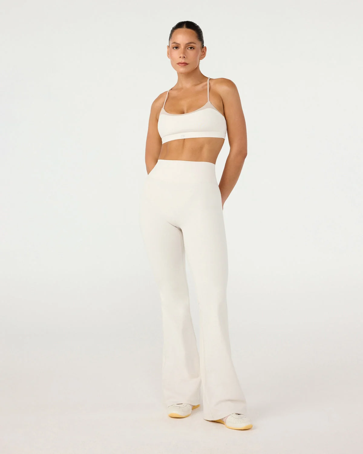 Form Invisible Scrunch Flare Leggings Tall | Vanilla