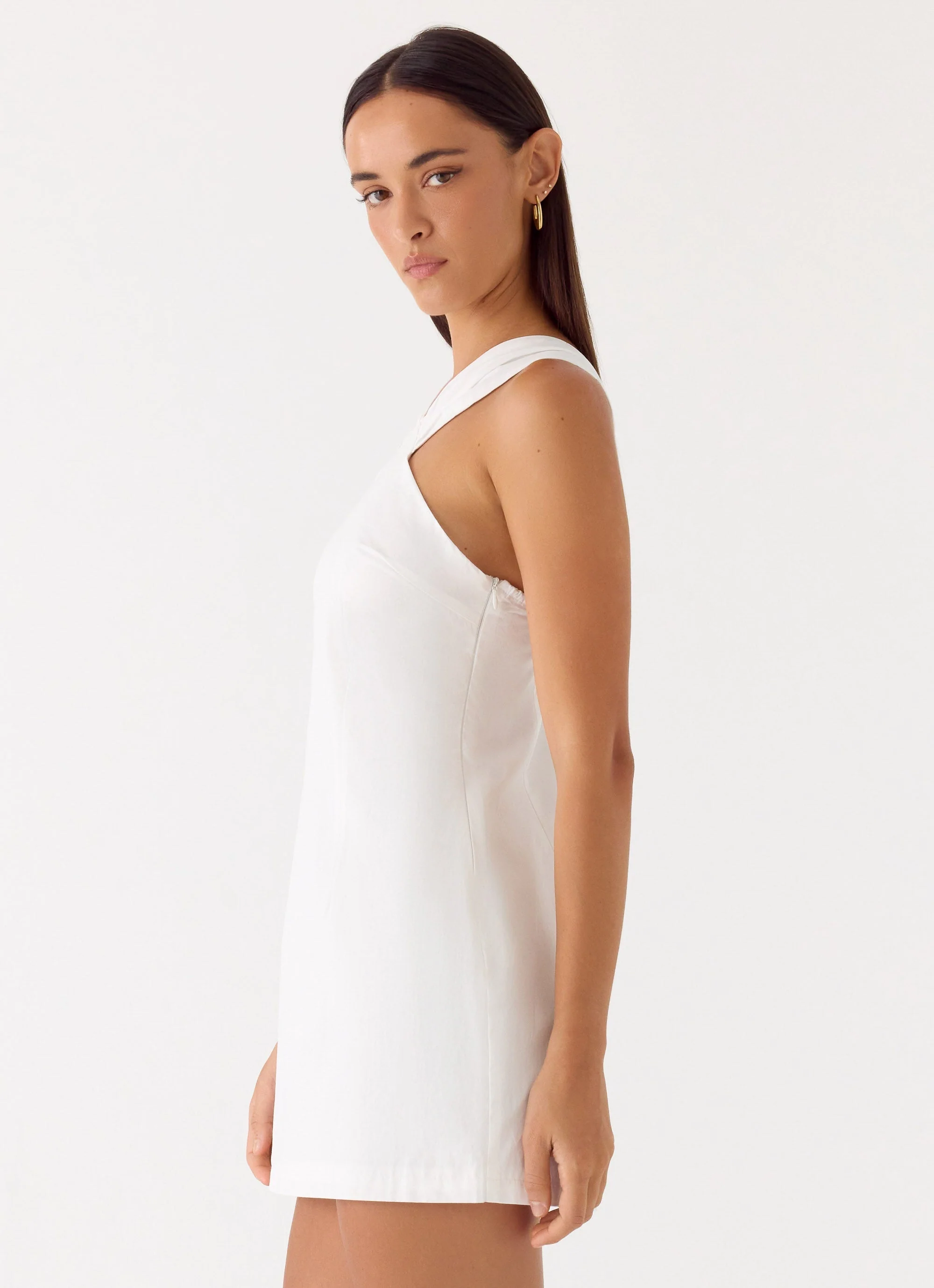 Be My Baby Mini Dress - White