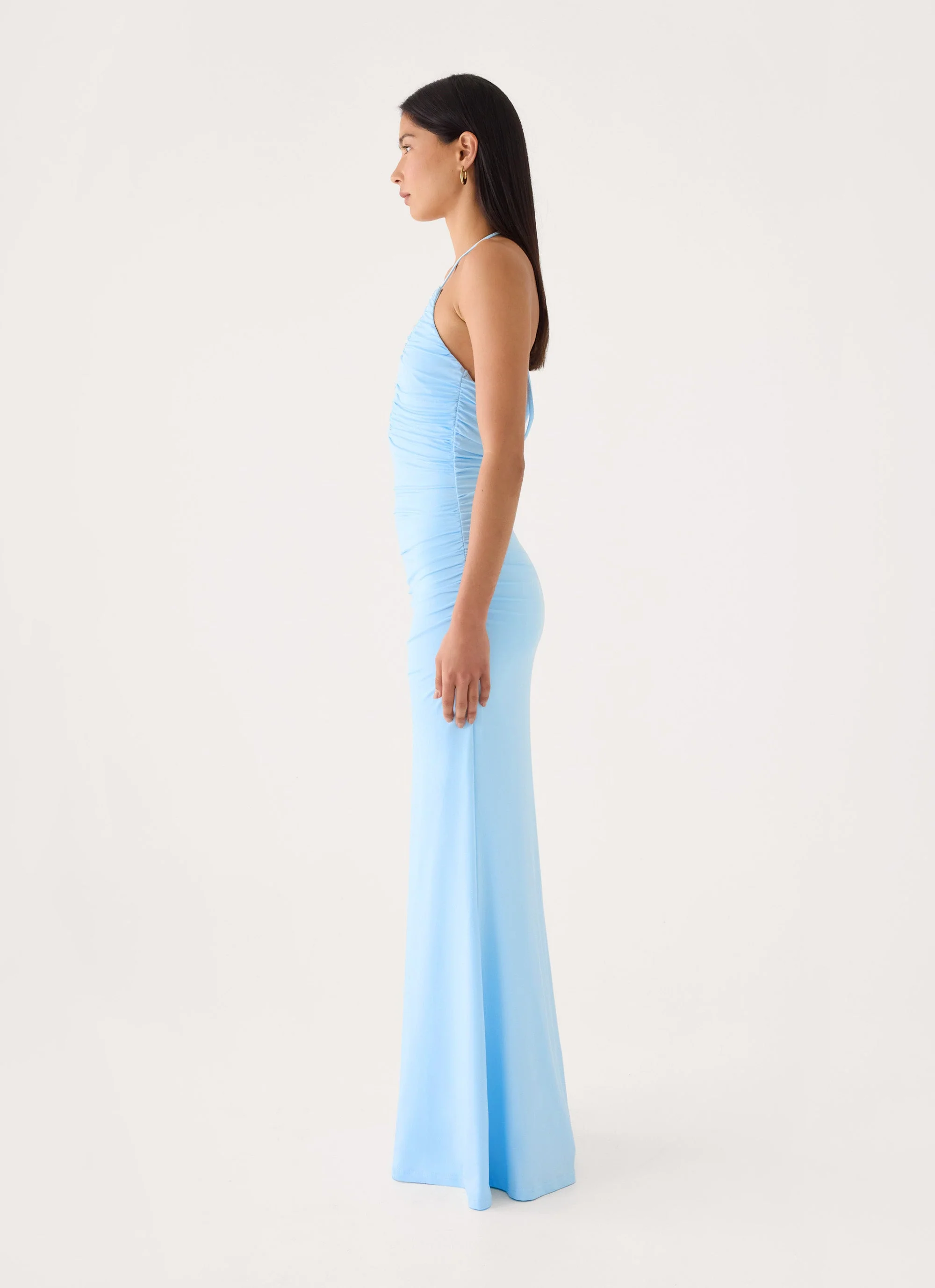 Aminata Maxi Dress - Blue - luluinthesky