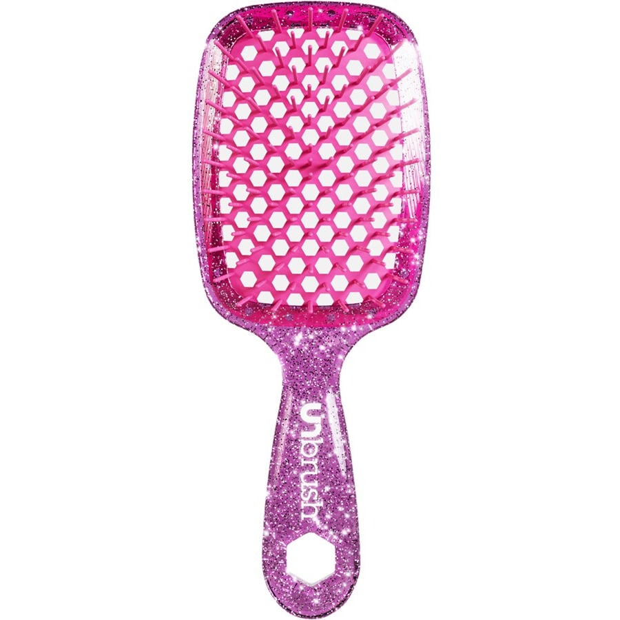 UNbrush Glitter Collection Detangling Hair Brush Glitter - Rose Quartz