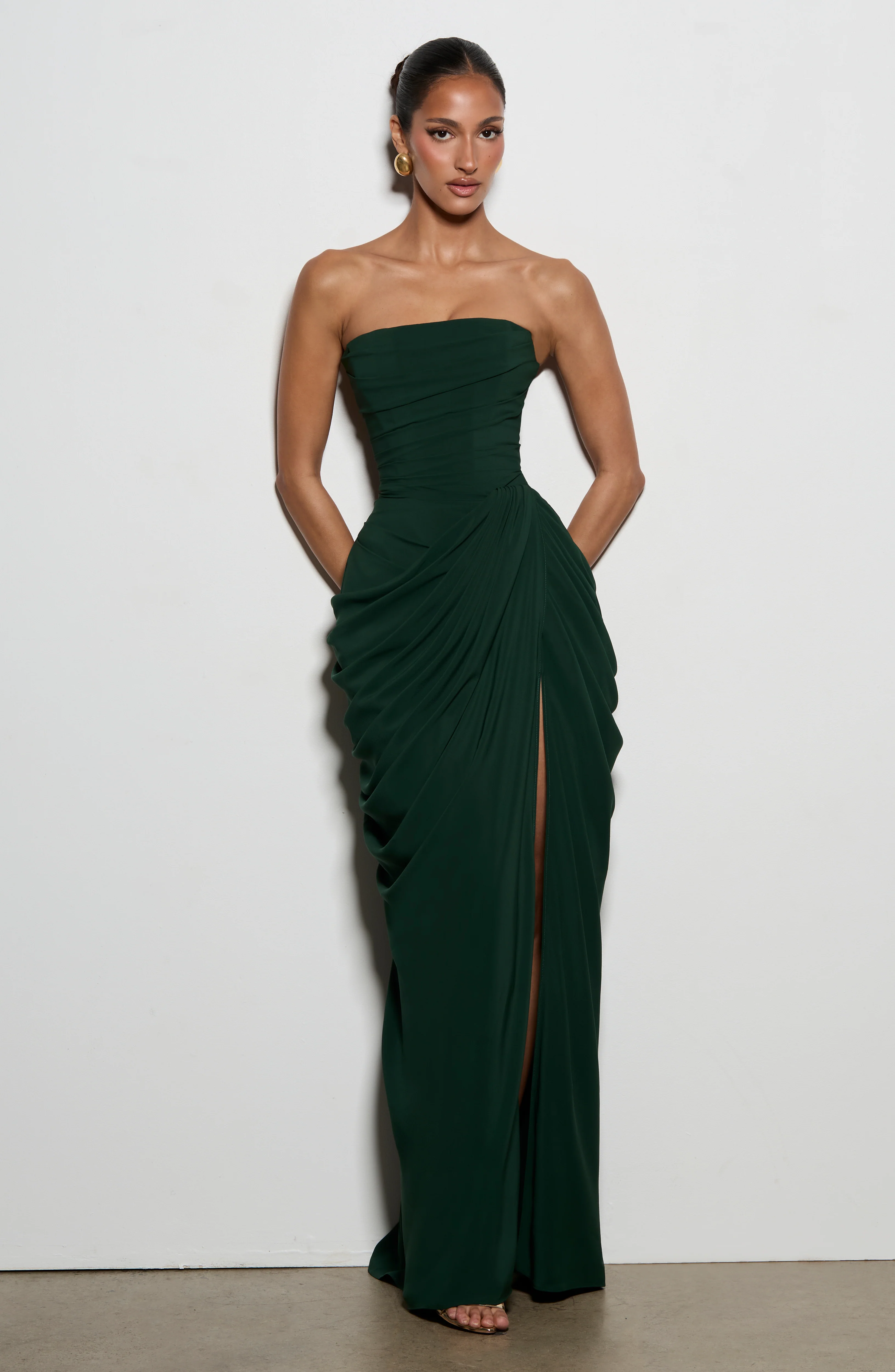 Cyra Maxi Dress - Emerald