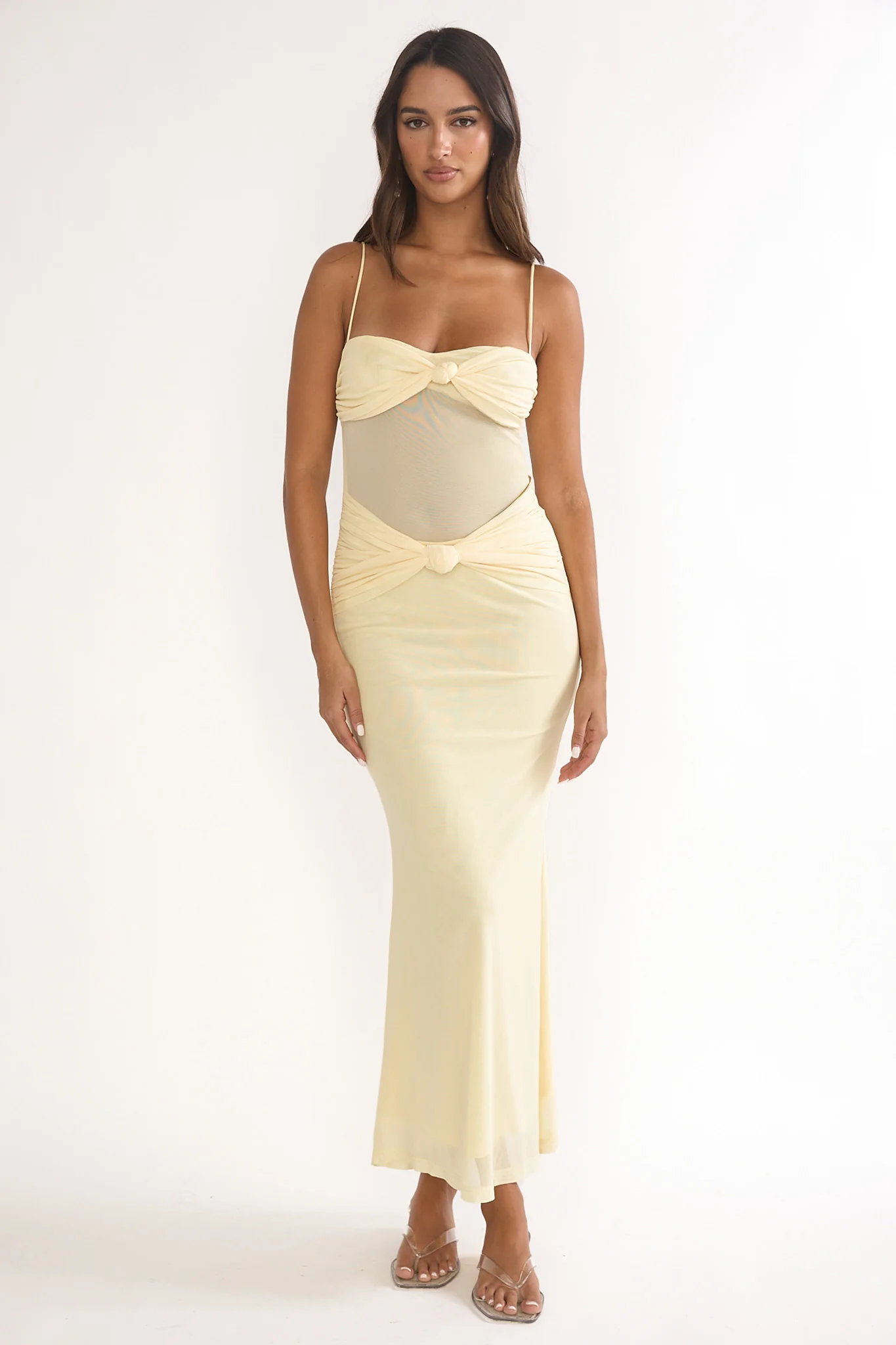Stara Knot Accent Maxi Dress Butter
