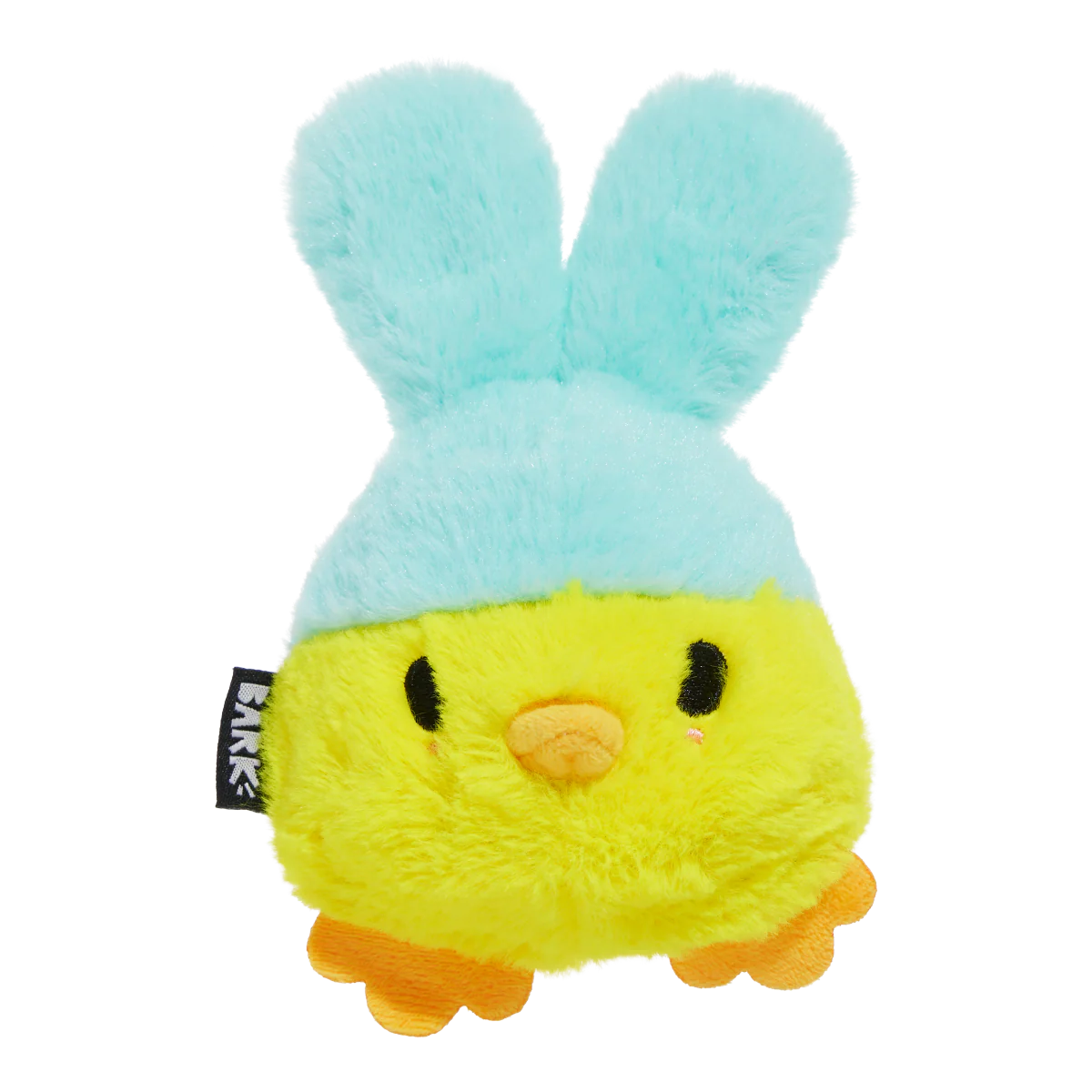 Good Hare Day Chick Durable Super Chewer 2-In-1 Rip And Reveal + Fetch Dog Toy