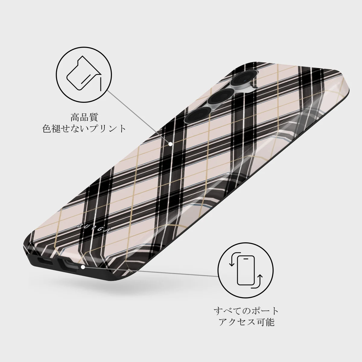 Plaid Please - Samsung Galaxy S25 FE ケース