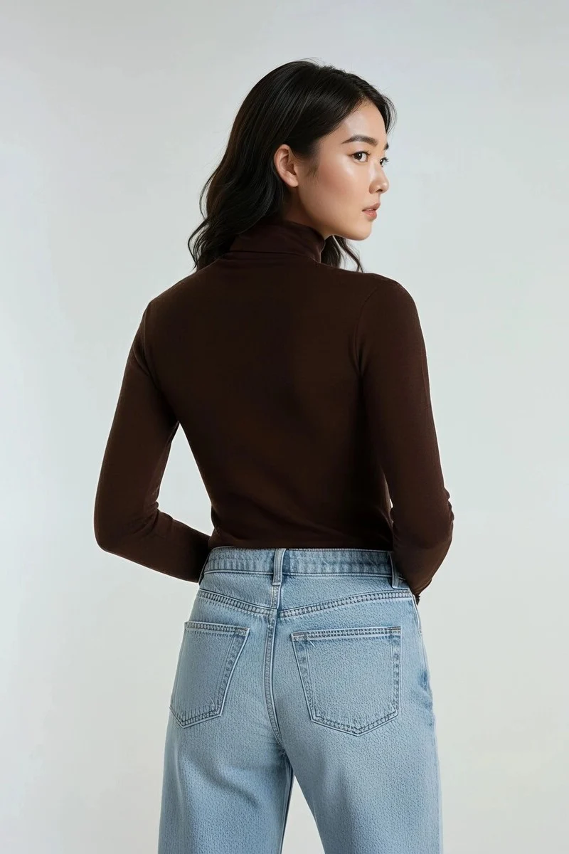 Long-Sleeve Turtleneck Sweater
