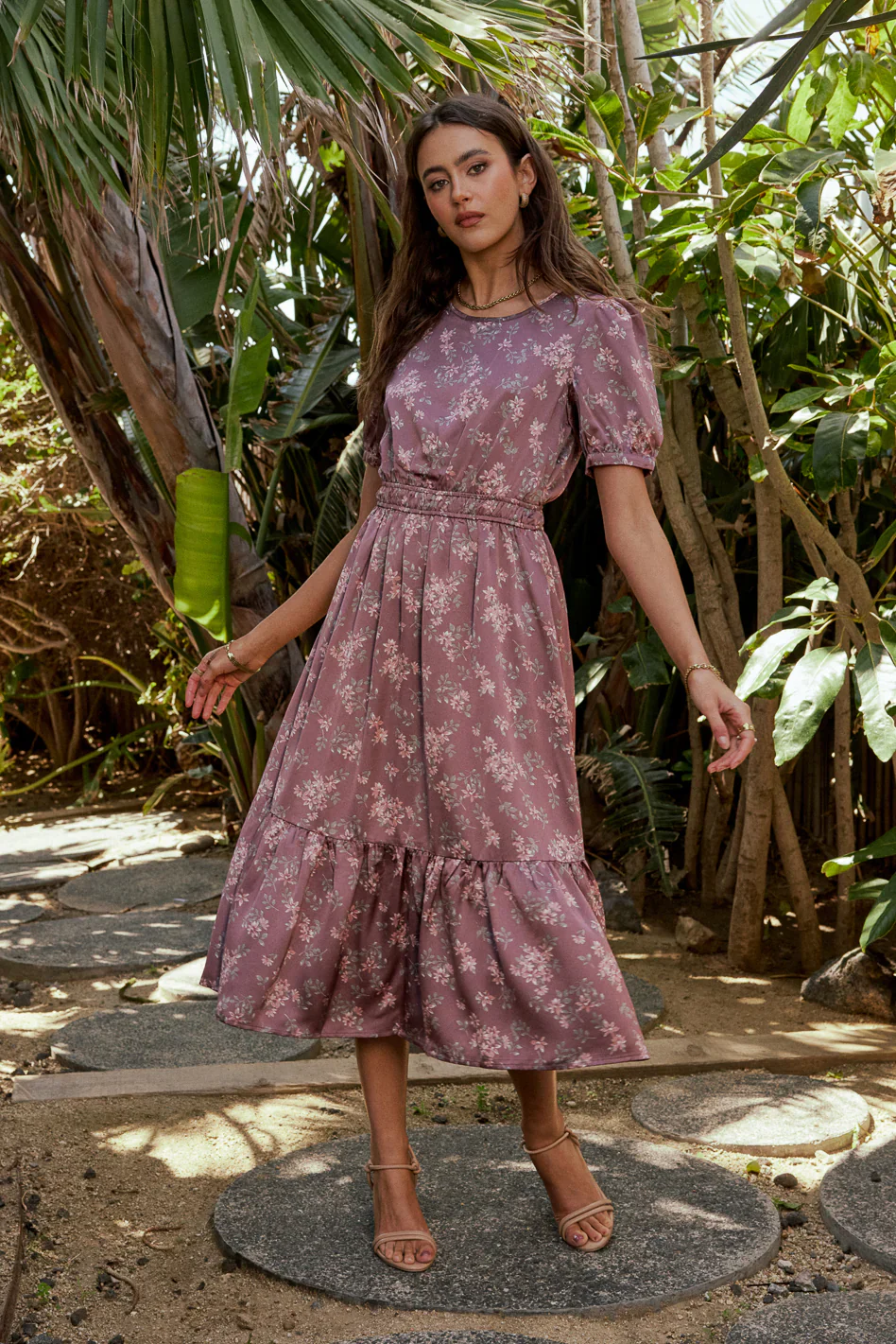 Quinlan Floral Midi Dress