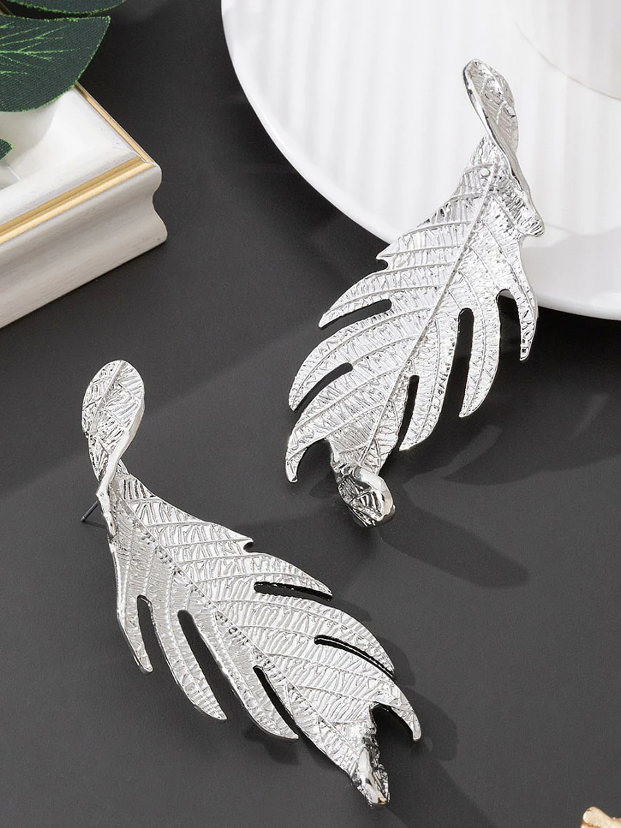 Leaves Shape Earrings Accessories