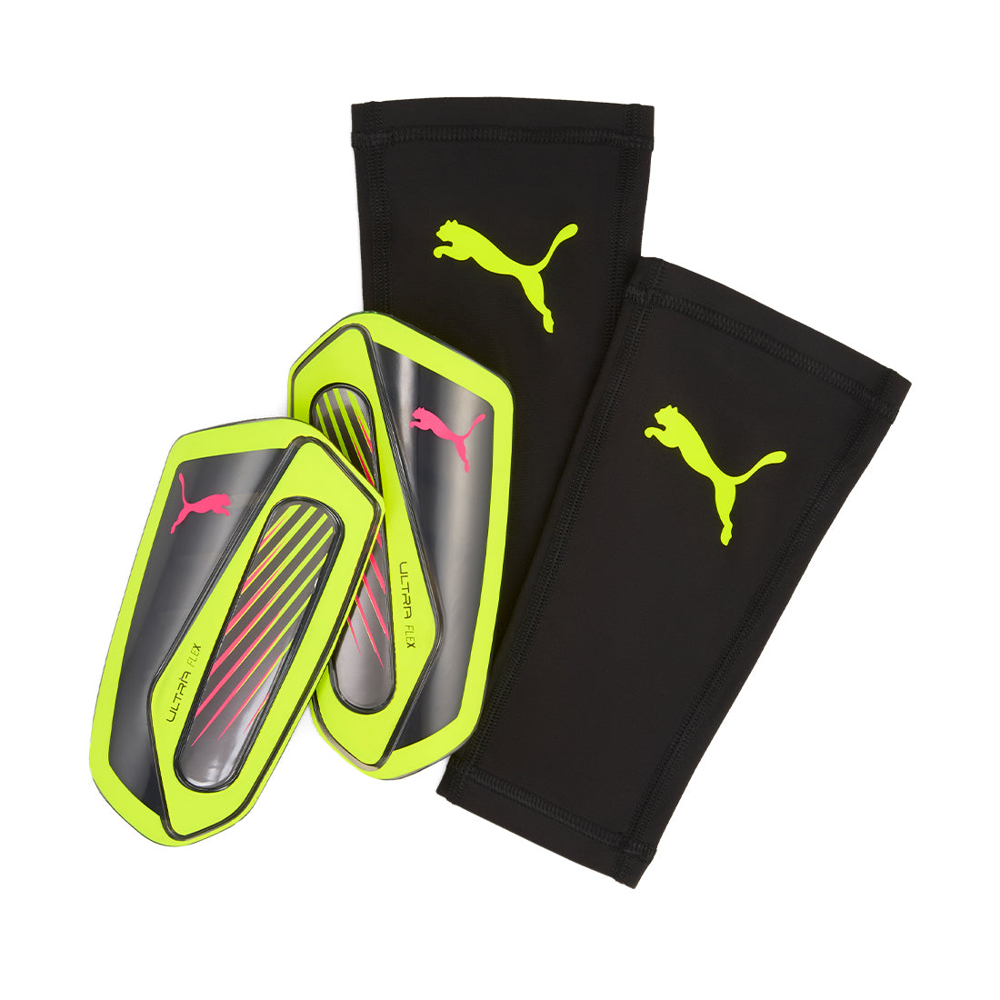 PUMA Ultra Flex Sleeve Men Shinguard Yellow 030987 02