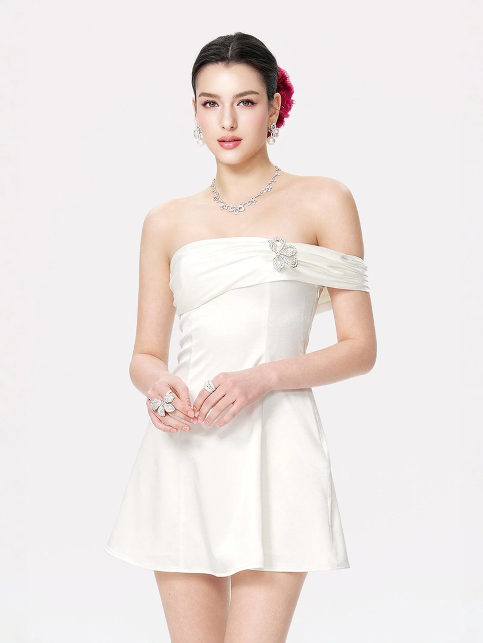 Cornelia Dress -White