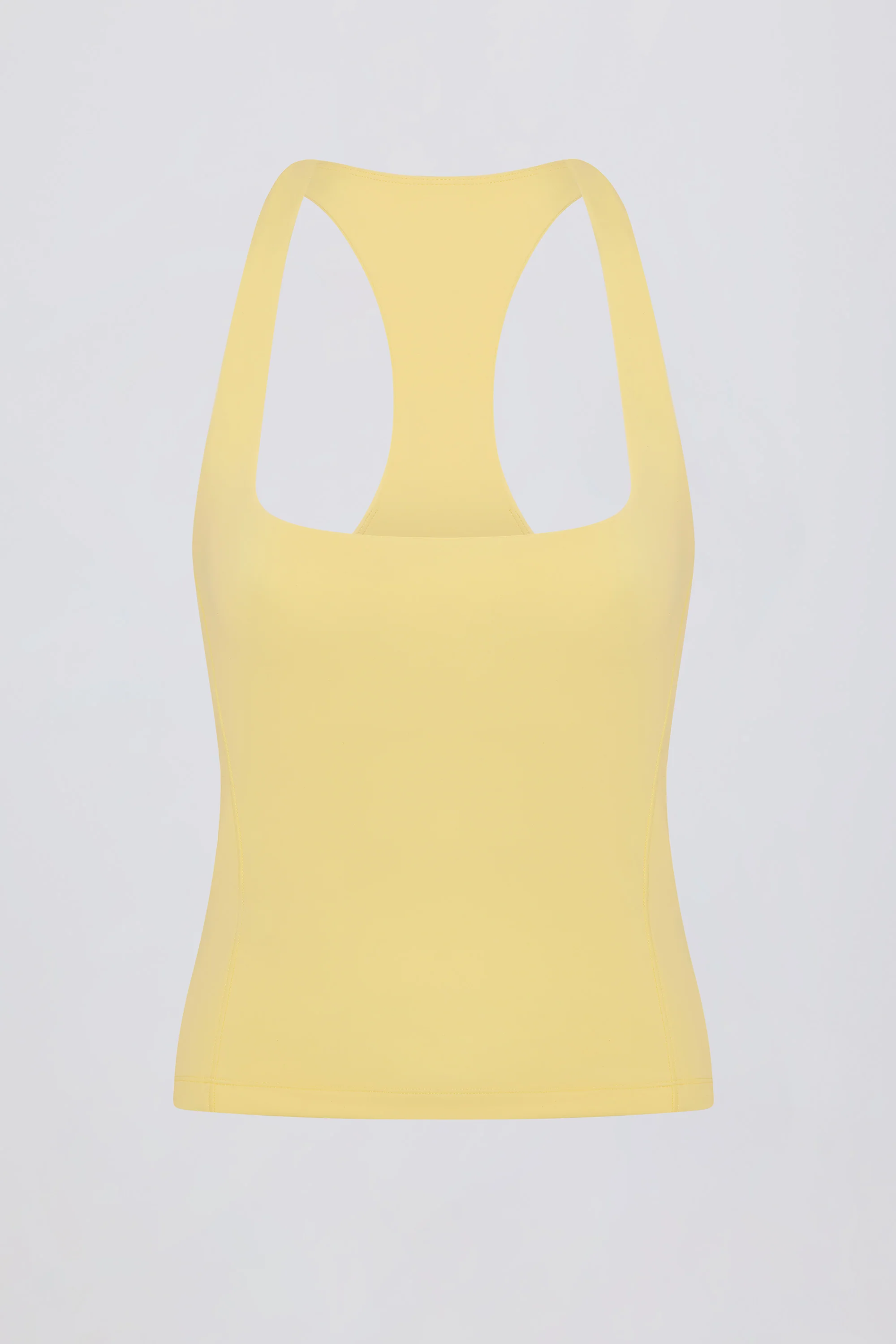 Soft Active Racerback Tank Top in Lemon