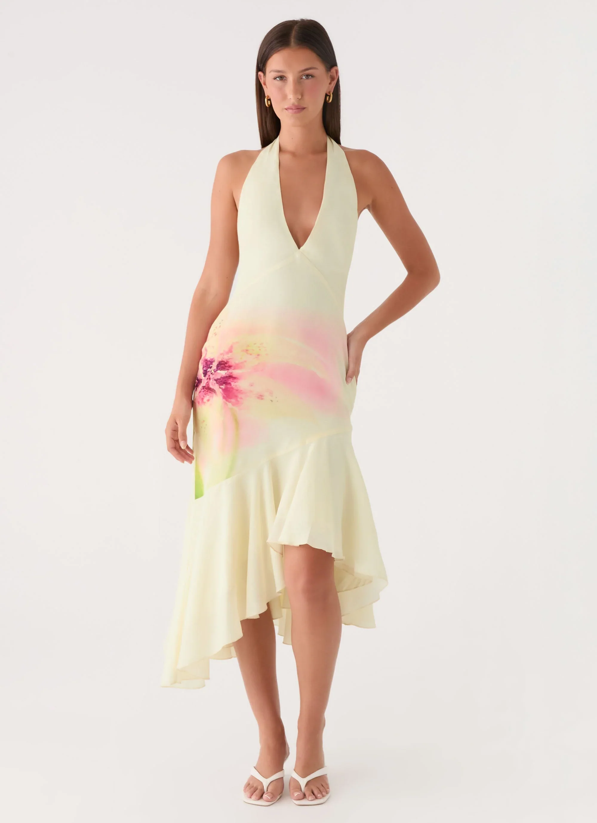 Darline Midi Dress - Soft Lily