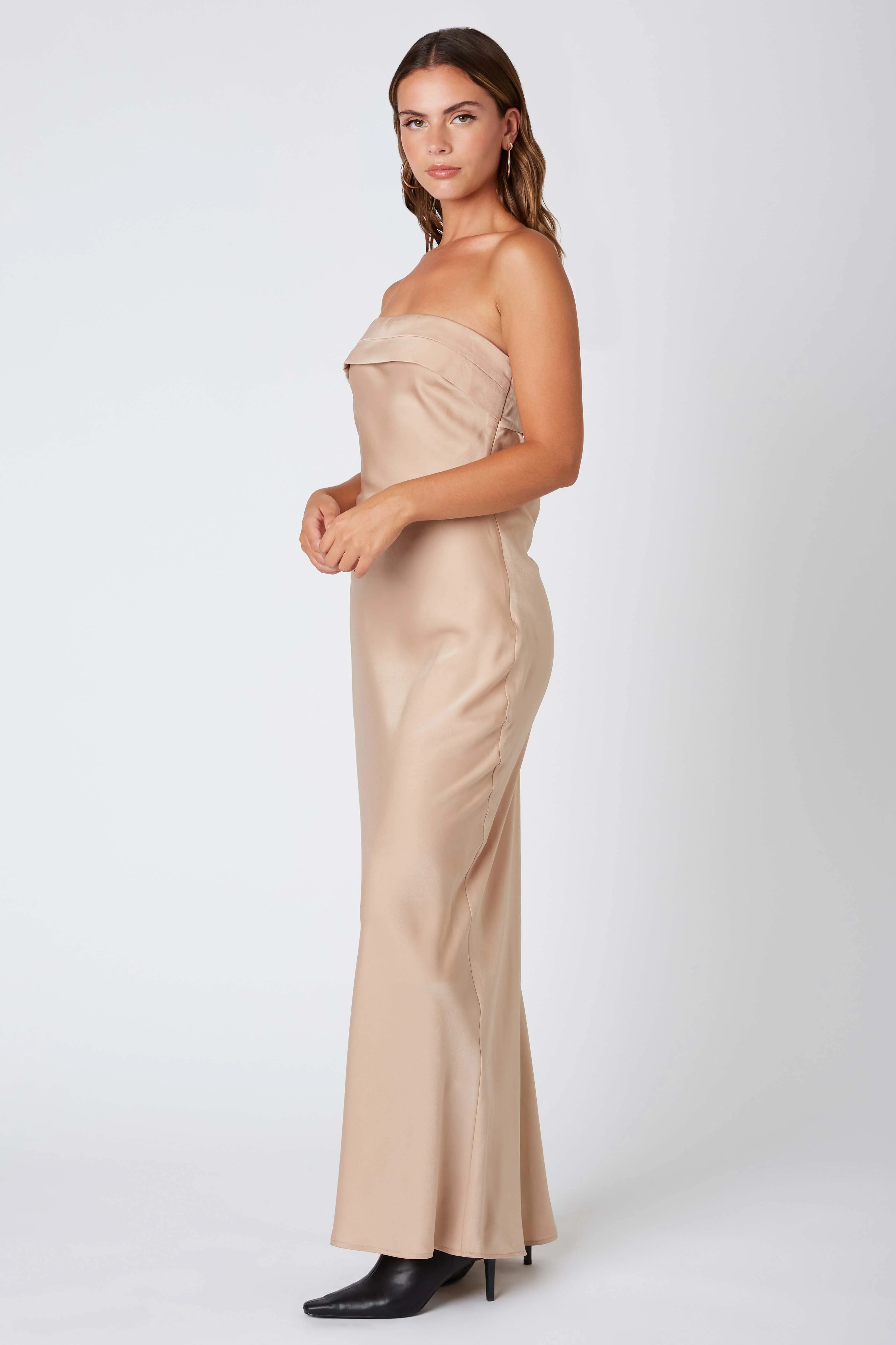 Strapless Bias Gown