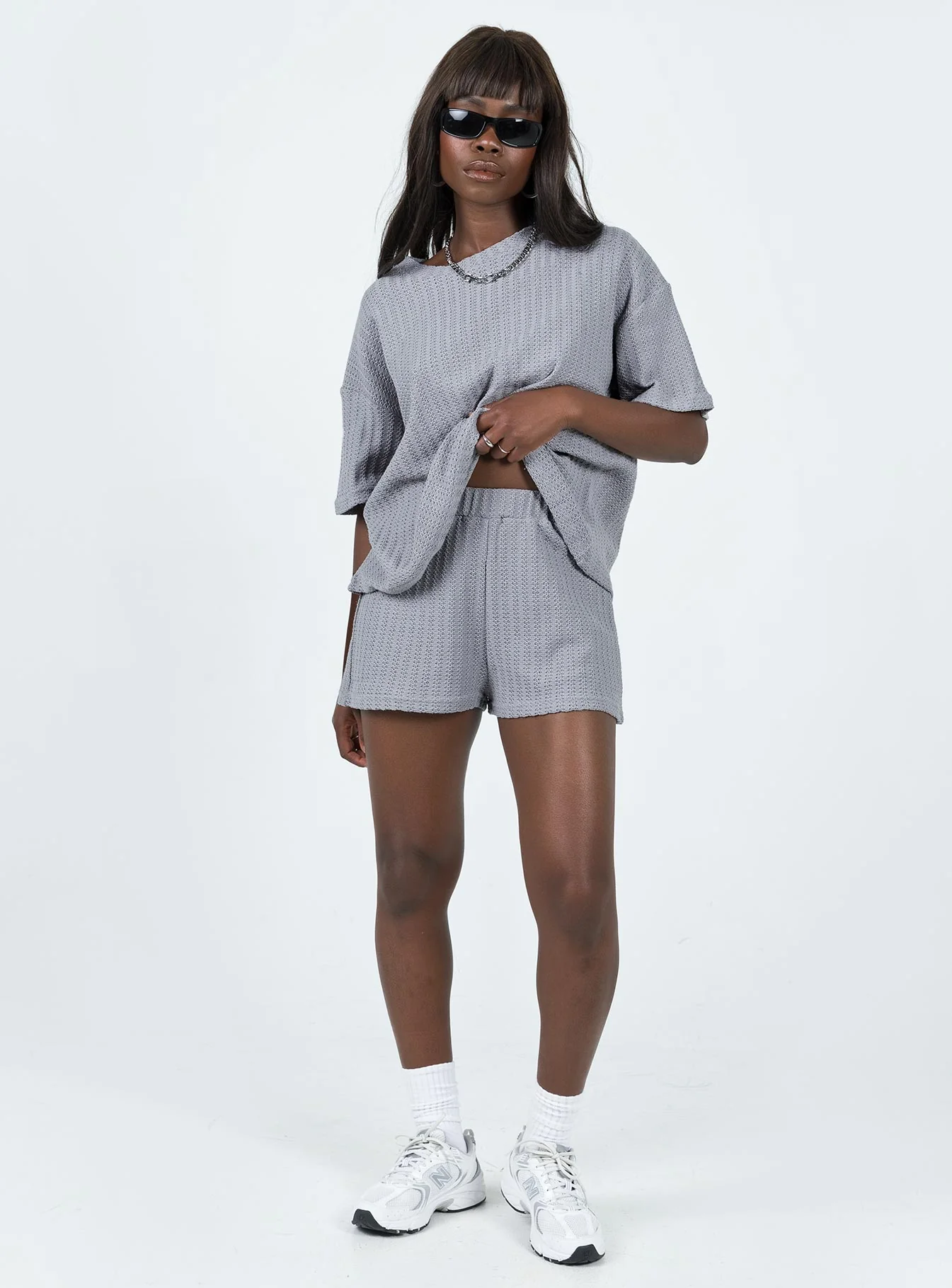 Cammie Knit Set Grey
