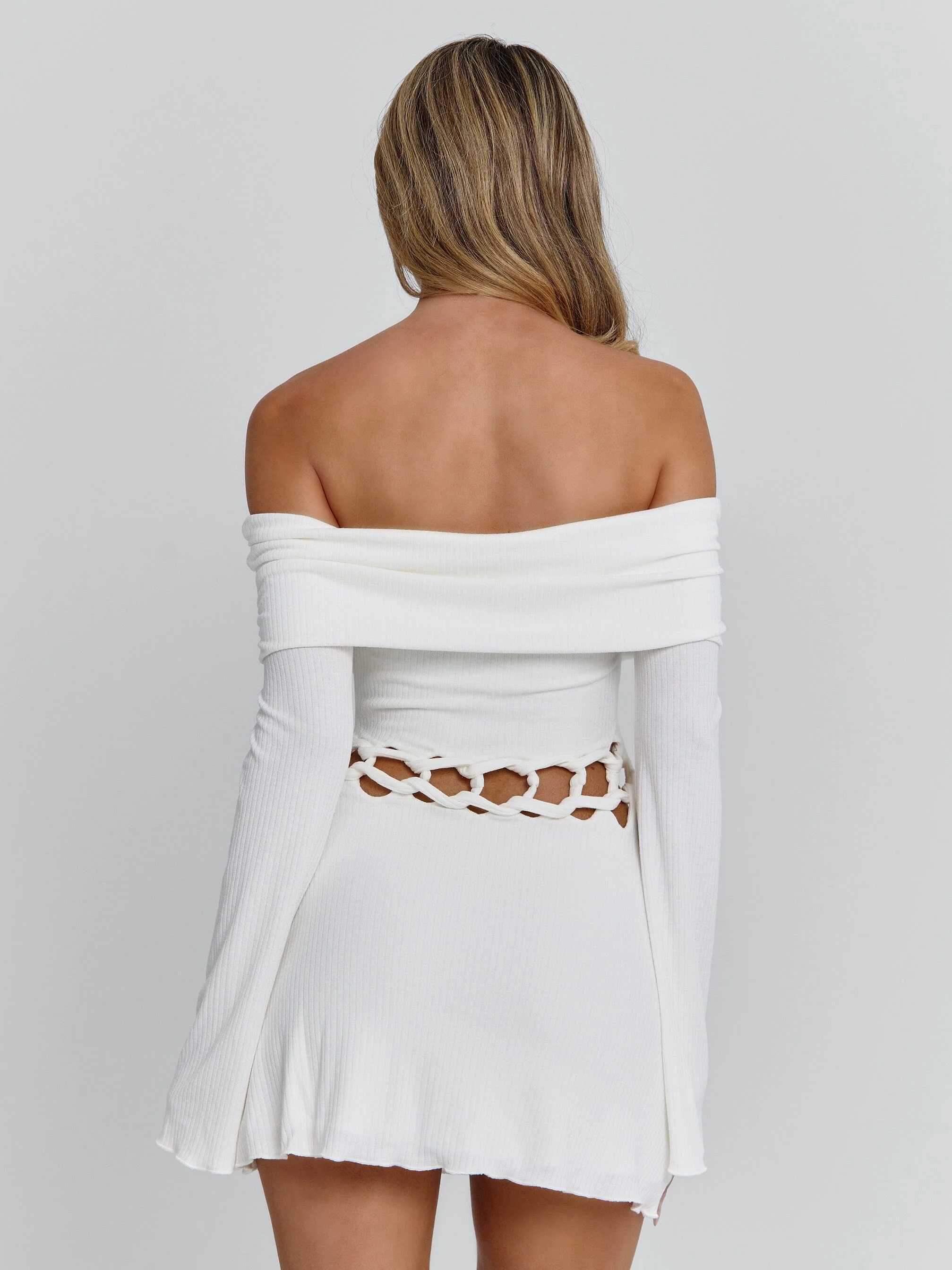 Sylvaine Mini Dress White
