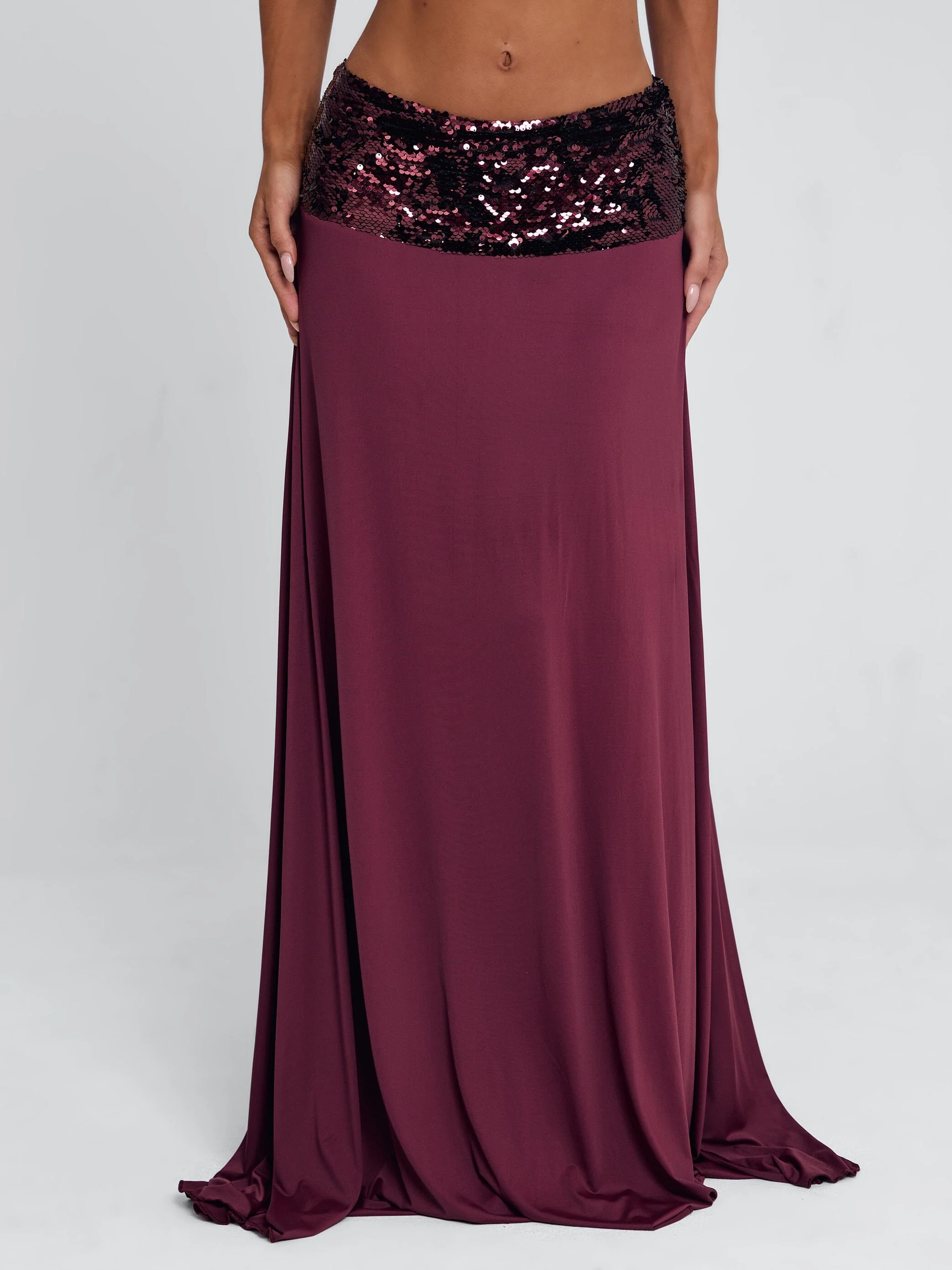 Aluna-Maxi-Skirt-Burgundy