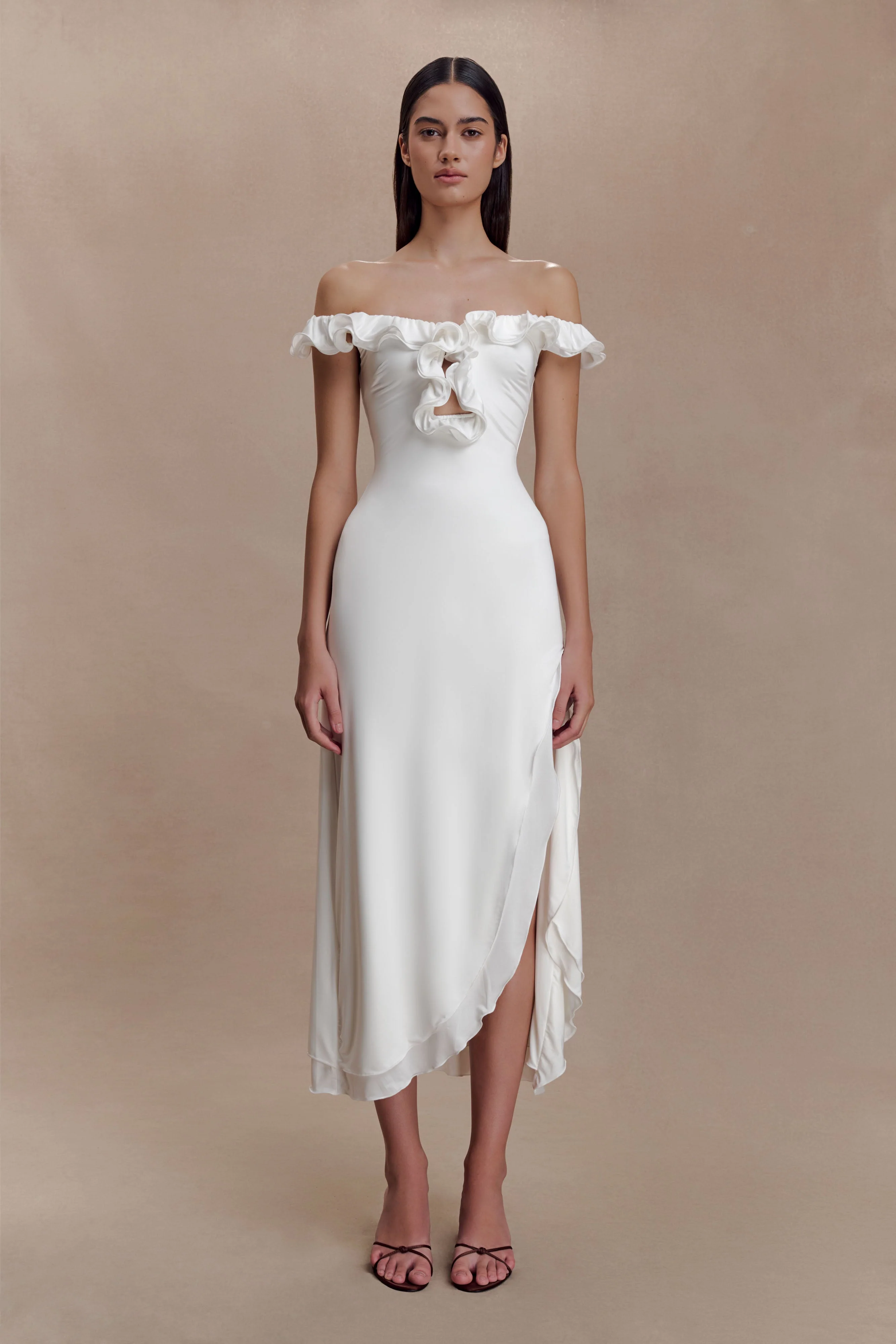 Allegra-Off-Shoulder-Ruffle-Midi-Dress-Ivory
