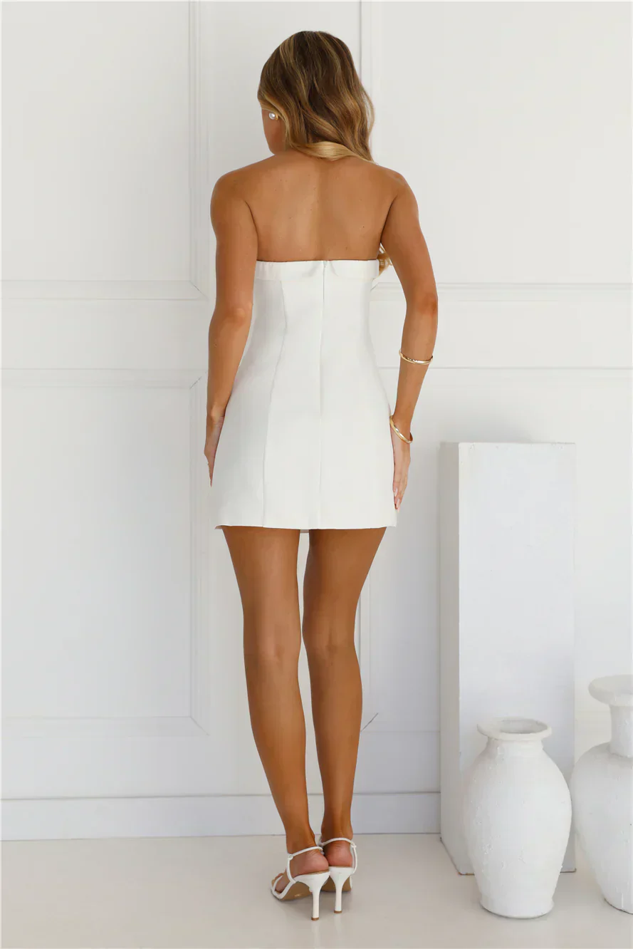 Elegant Affairs Strapless Mini Dress - luluinthesky
