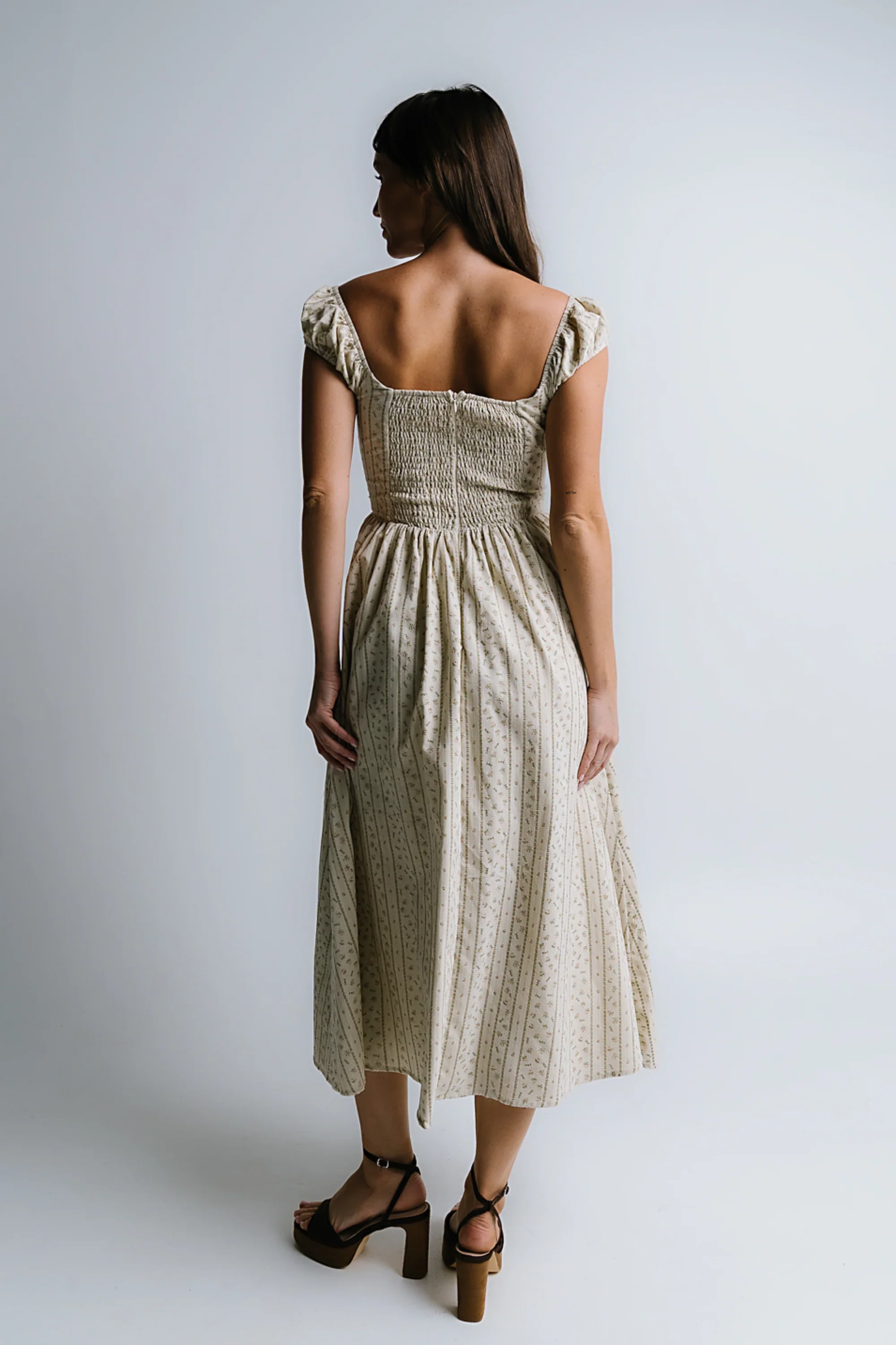 Oaklynn Corset Midi Dress
