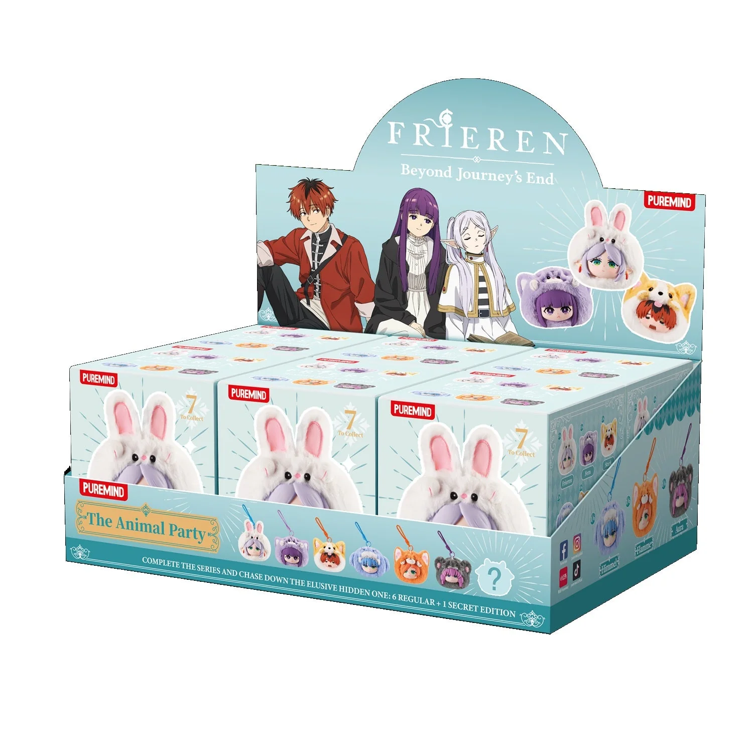 EAKI x Frieren Beyond Journey’s End: Animal Party Vinyl Plush Blind Box (1pc)