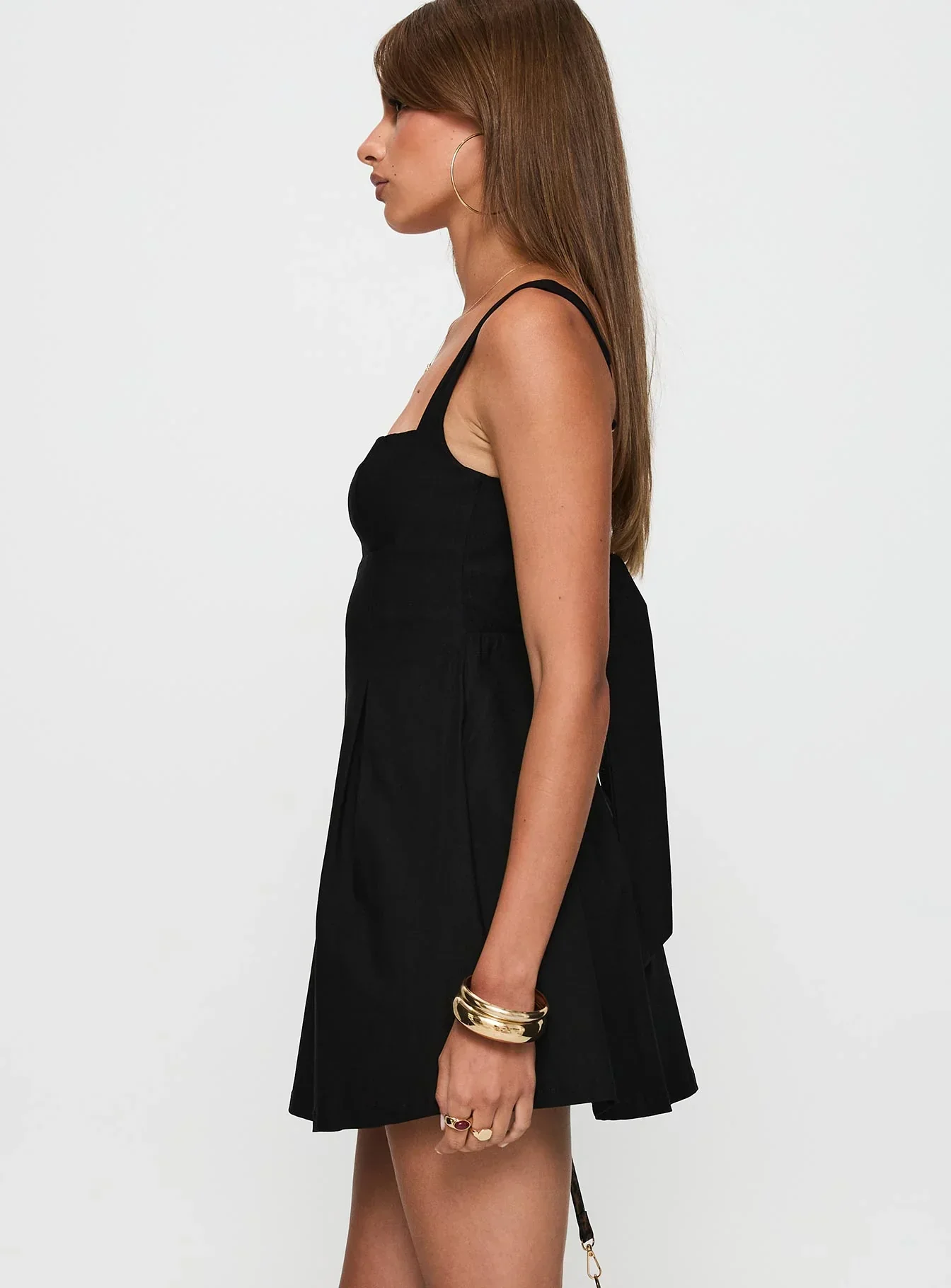 Xanthus Mini Dress Black - luluinthesky