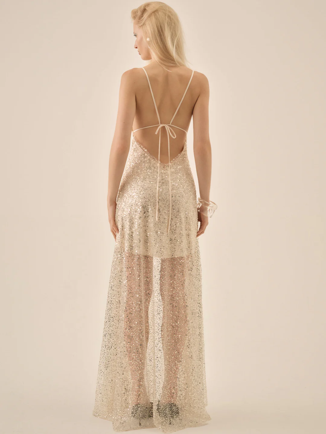 Clara Crystals Maxi Dress