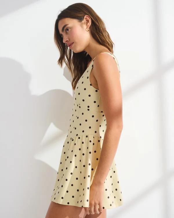 YPB sculptLUX V-Neck Mini Dress