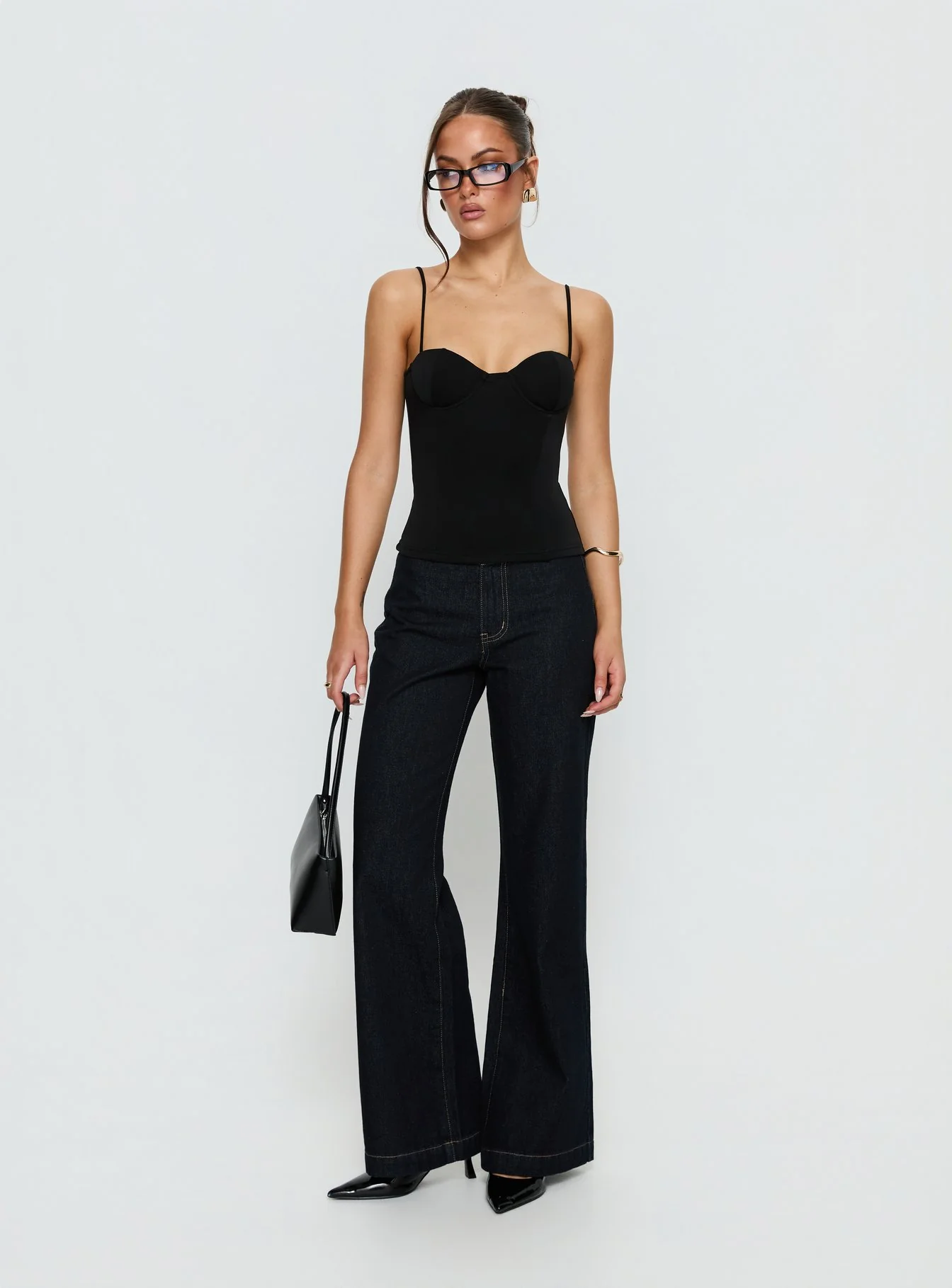 Anataza Underwire Top Black