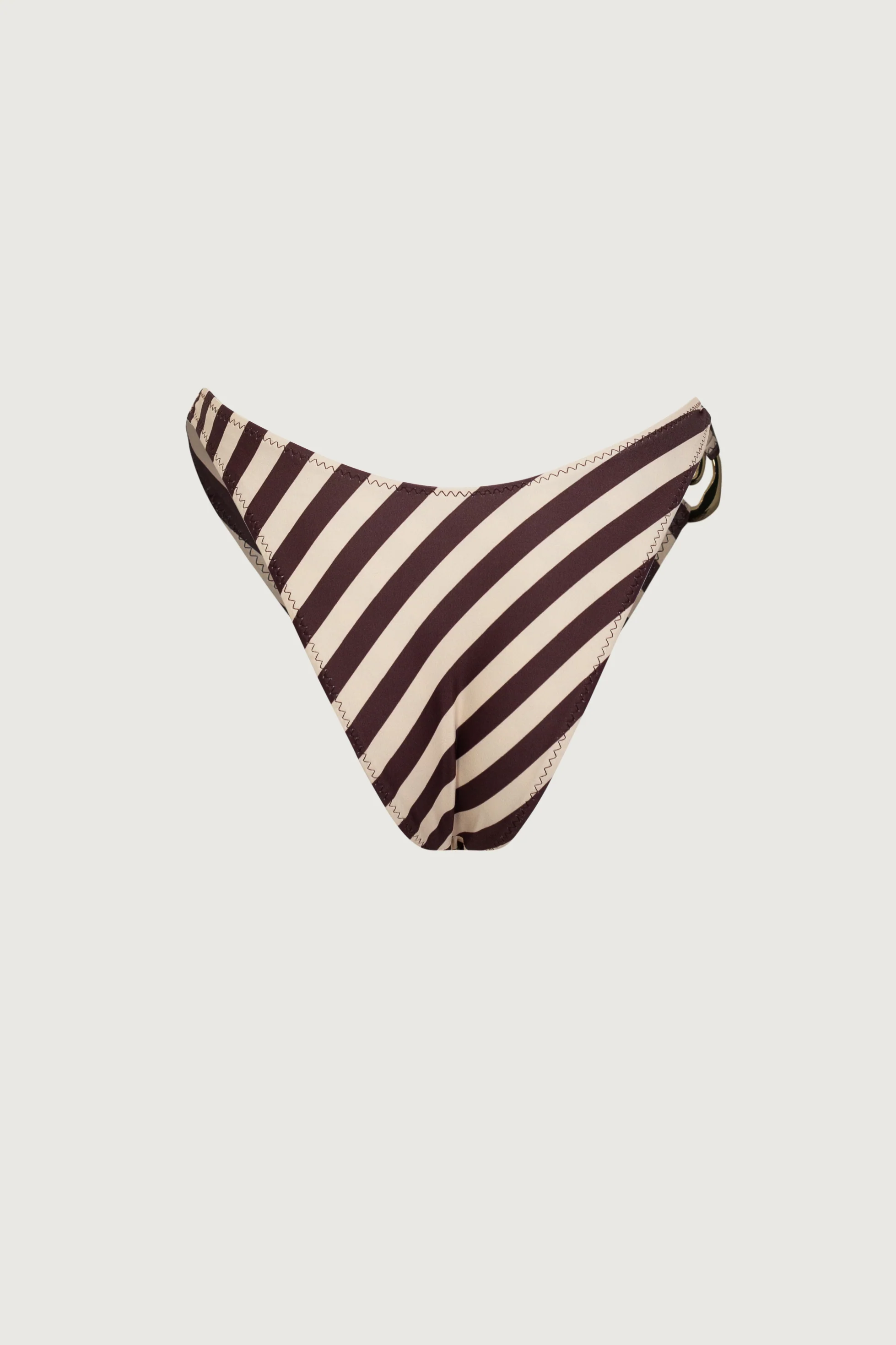 Spiral 90s Bottom (Brown Stripe) - luluinthesky