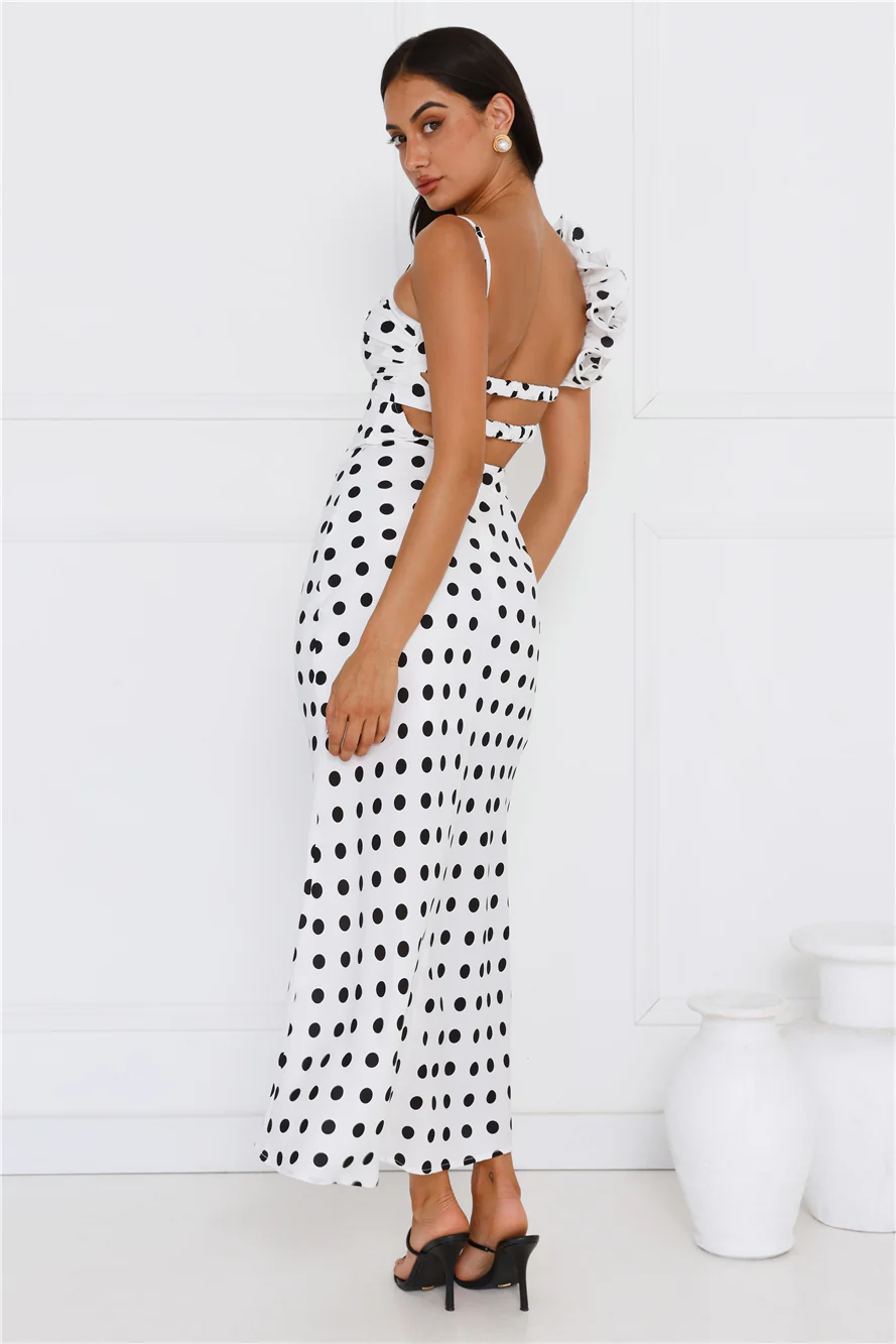 Ashanti Maxi Dress White - luluinthesky