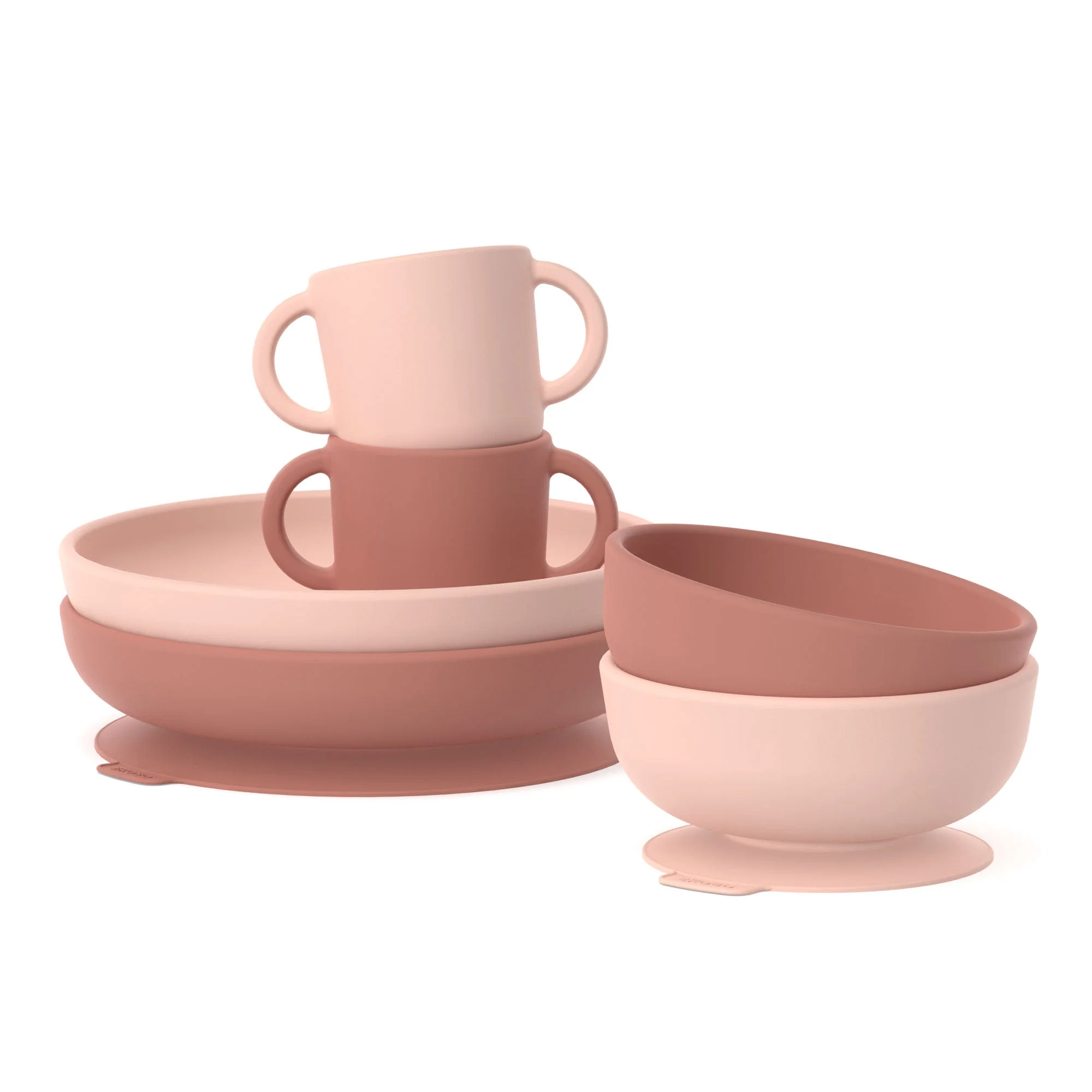 Vogeelle Baby Feeding Bundle - Blush / Terracotta