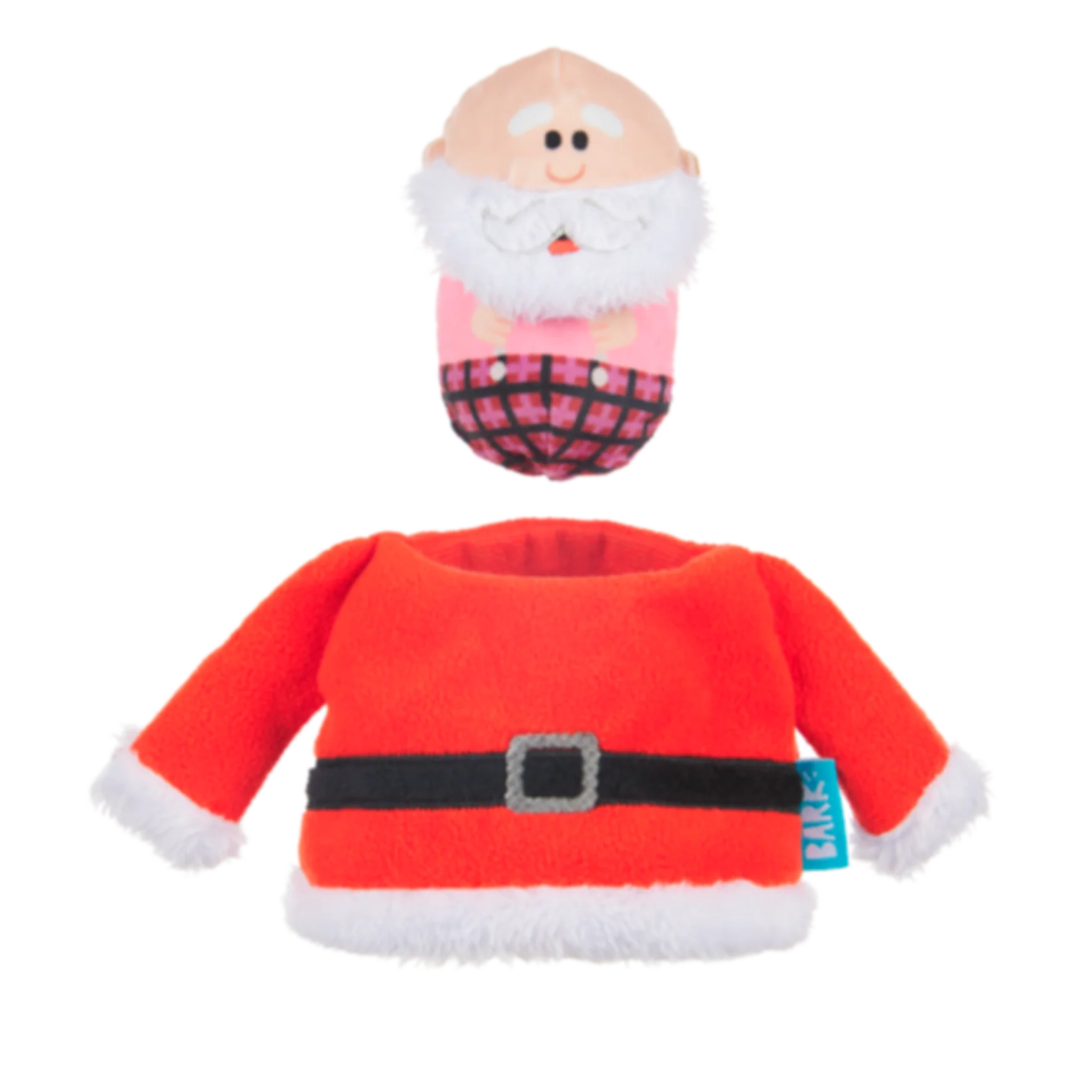 Ol' Kris Kringle™ Plush Multi-Part Dog Toy