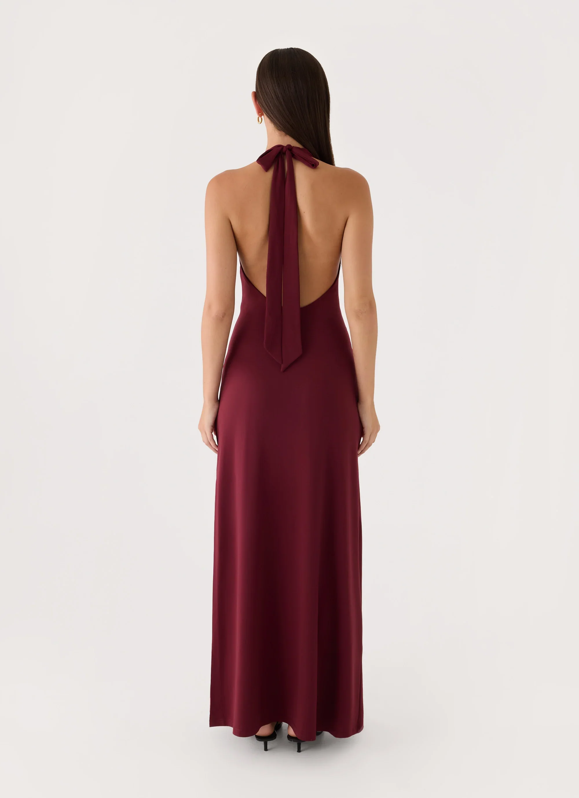 Good Riddance Maxi Dress - Burgundy
