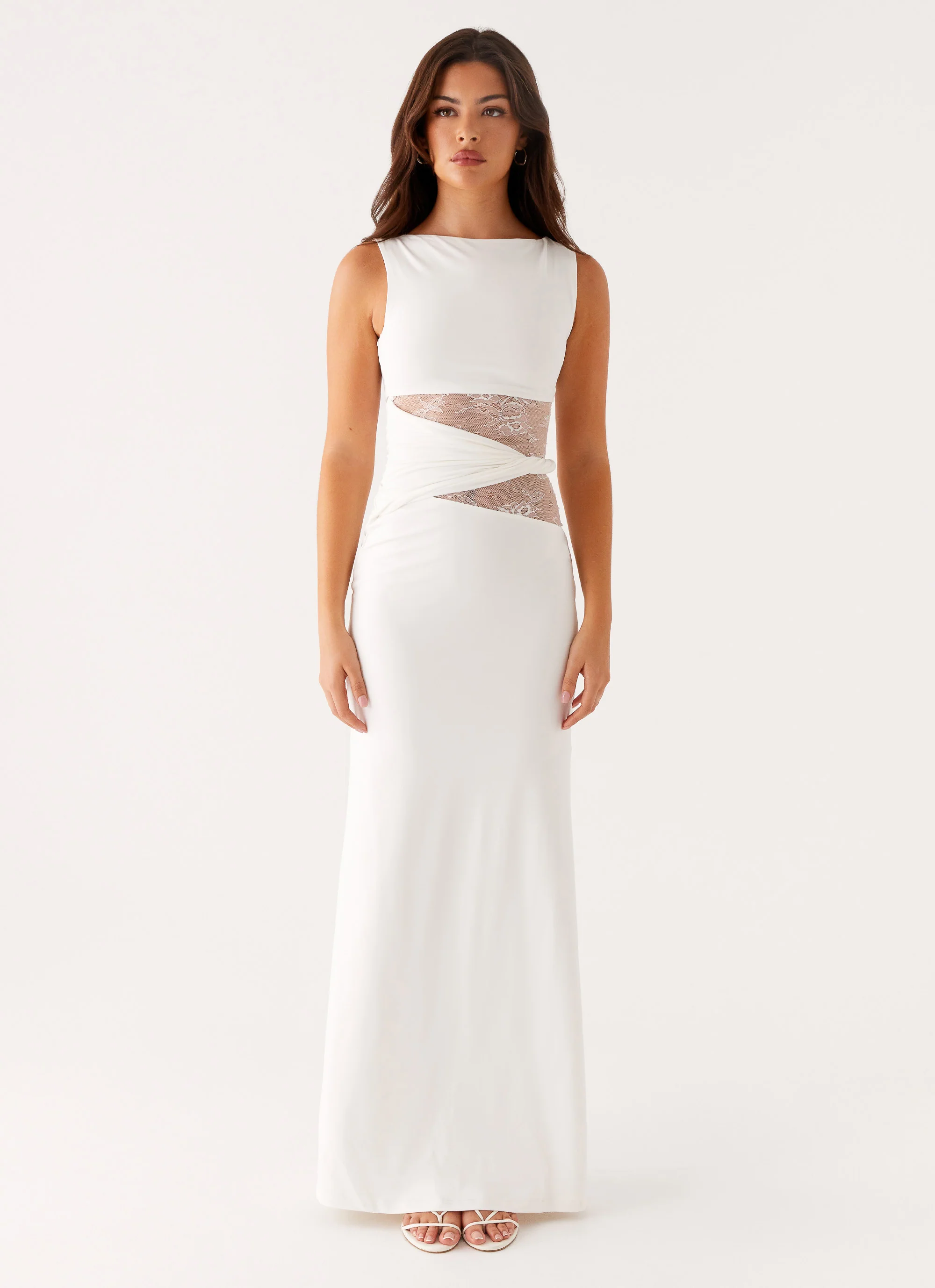 Karma Maxi Dress - White - luluinthesky