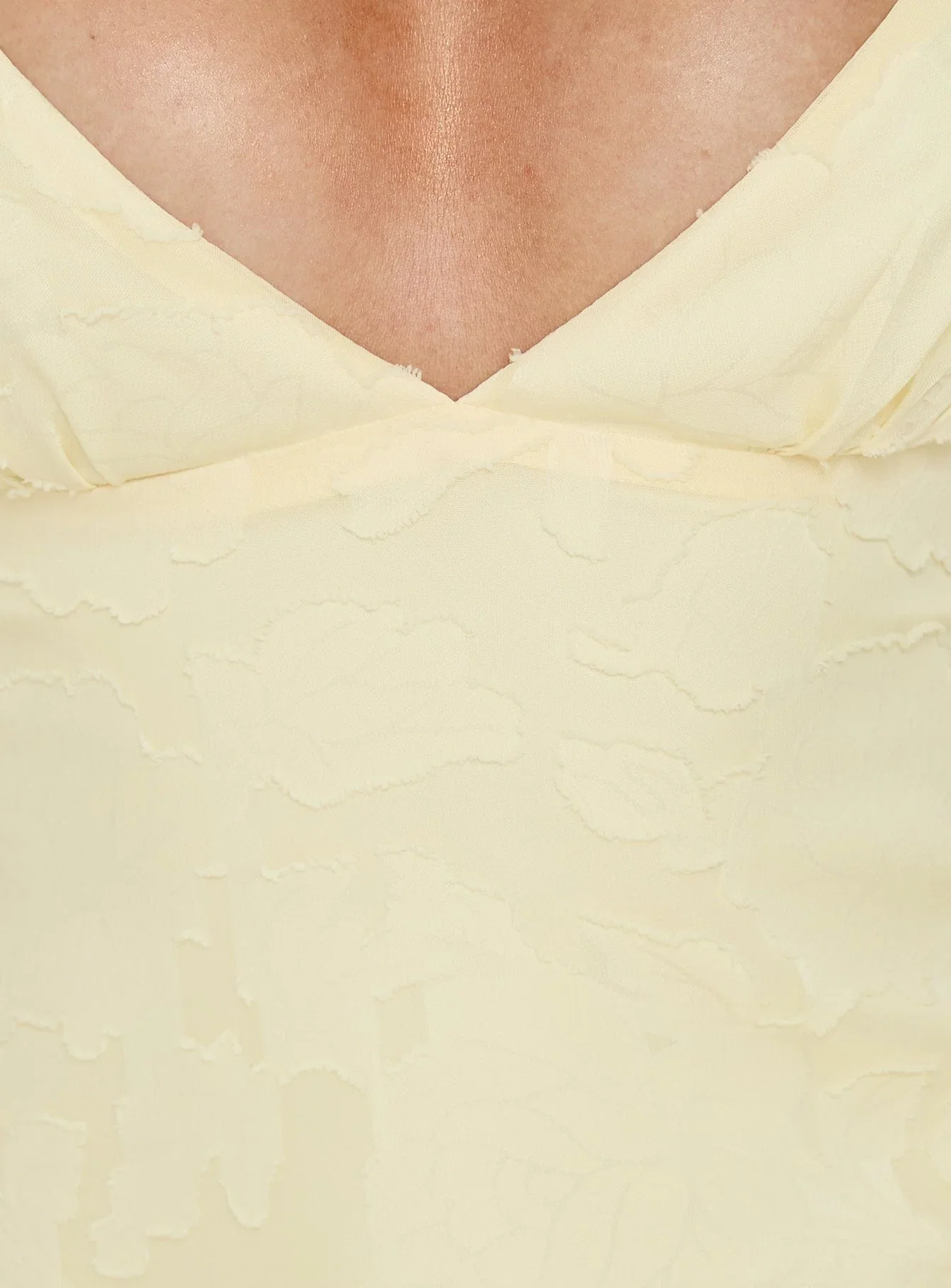 Lyricah Tiered Tie Back Maxi Dress Yellow - luluinthesky