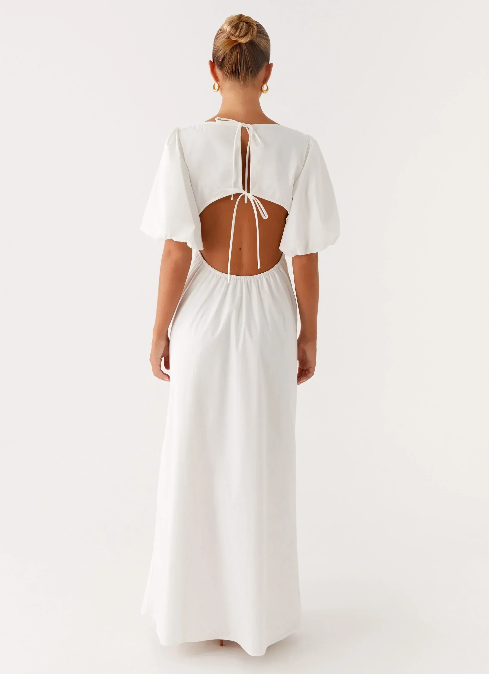 Judy Maxi Dress - White - luluinthesky