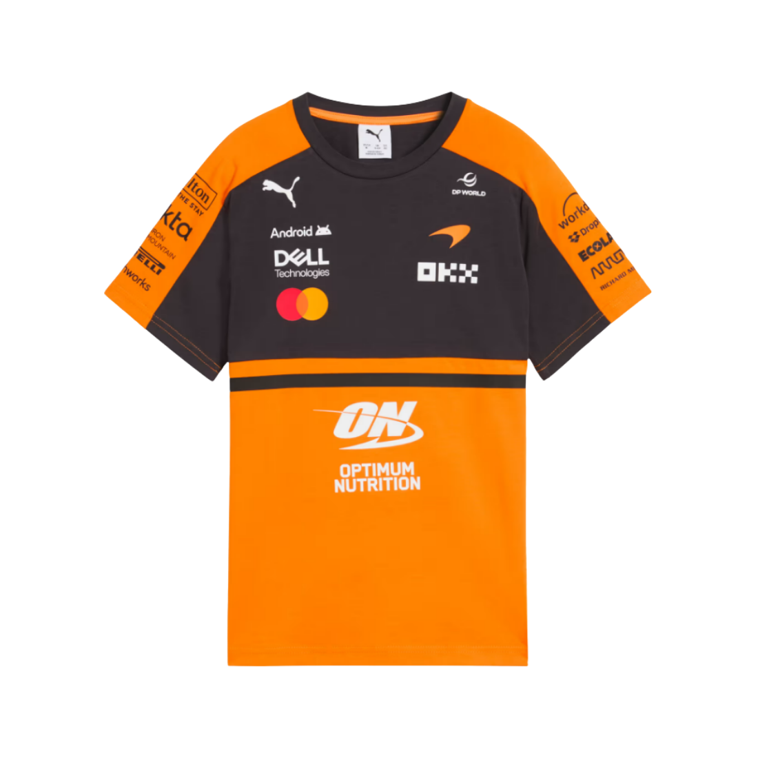PUMA Mclaren Tee Jr B Replica Jersey Orange 713957 01