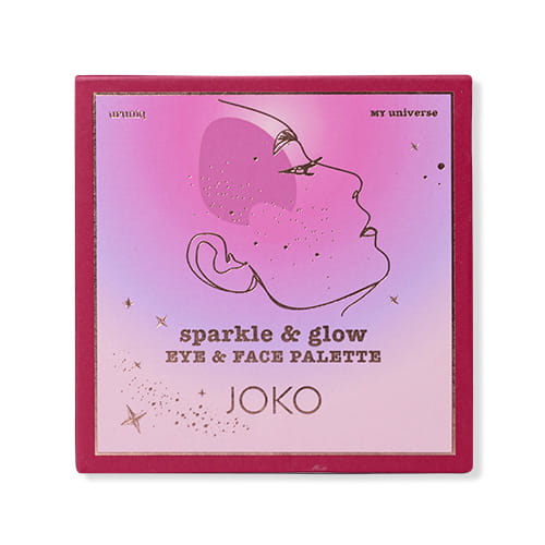 JOKO MY UNIVERSE SPARKLE&GLOW paleta do oczu i twarzy