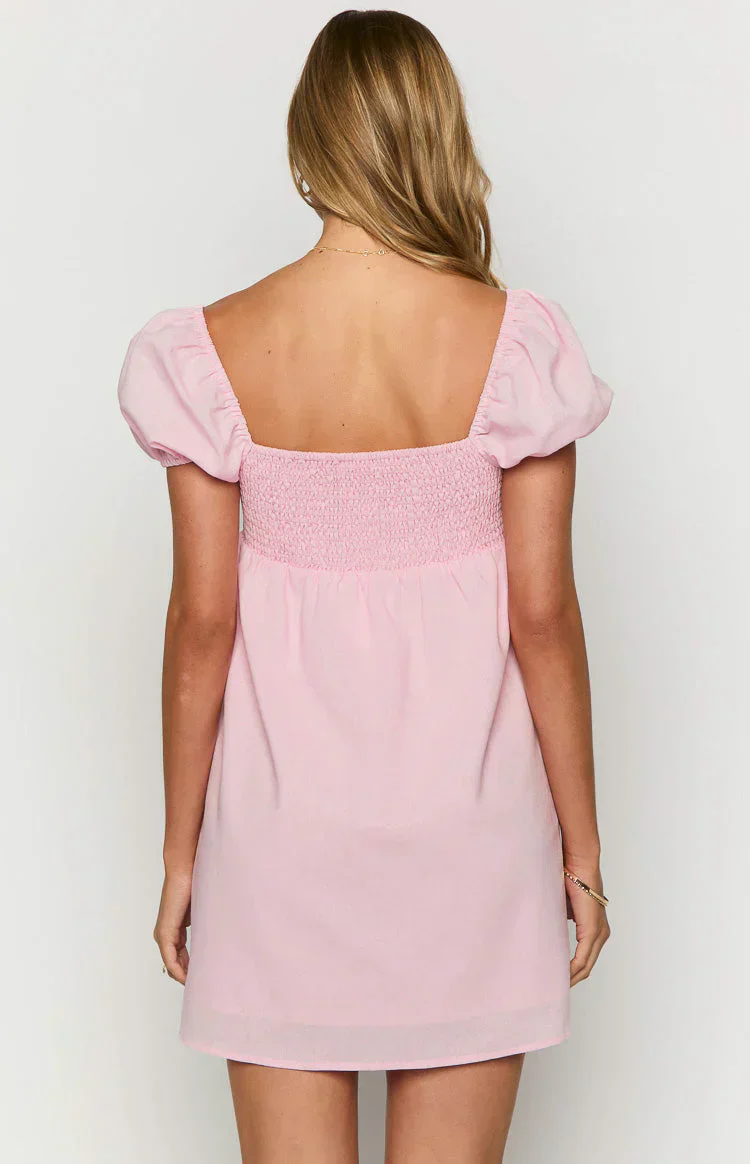 Radient Pink Mini Dress - luluinthesky