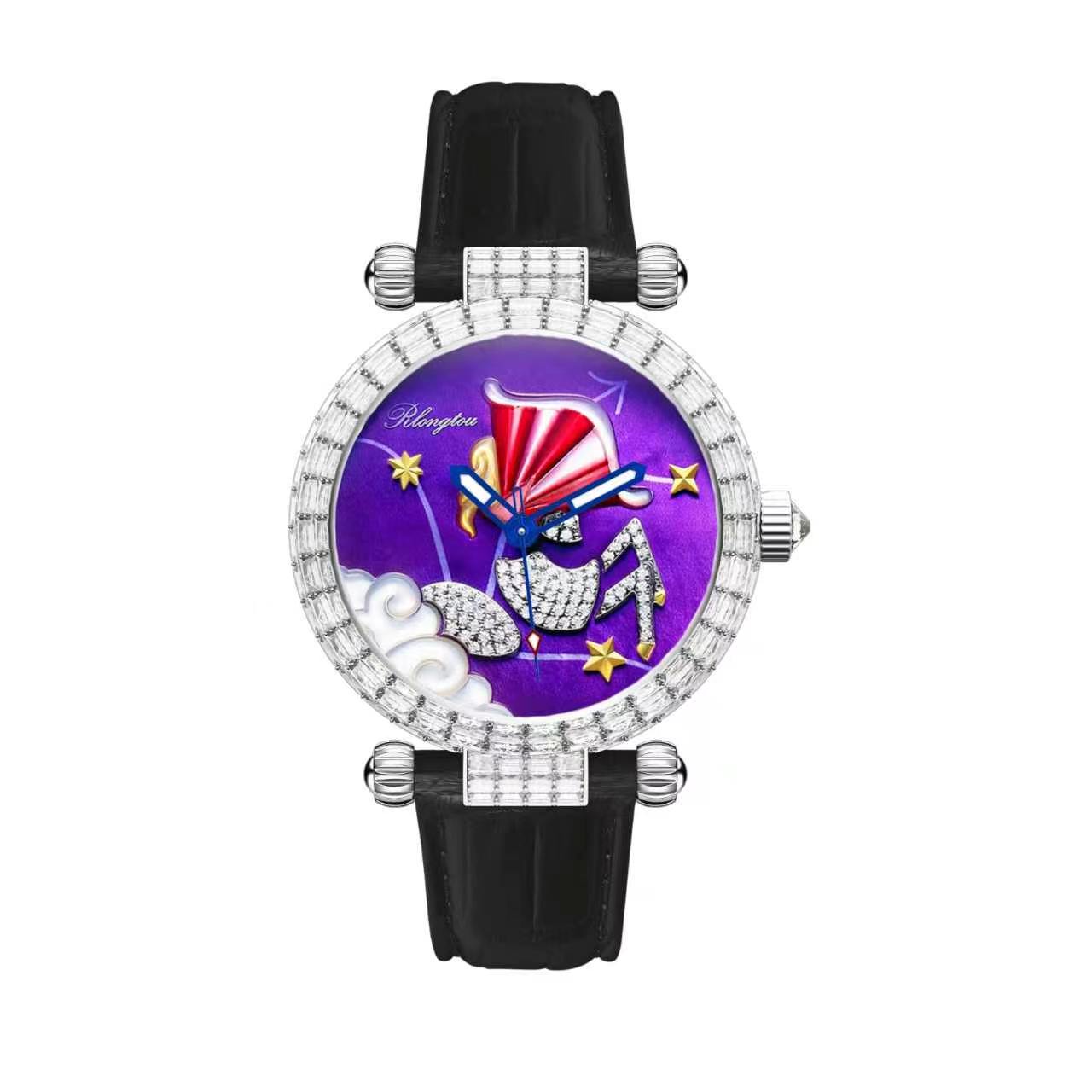 Zodiac Automatic Watch – 12 Signs, Crystal, 42mm T913M