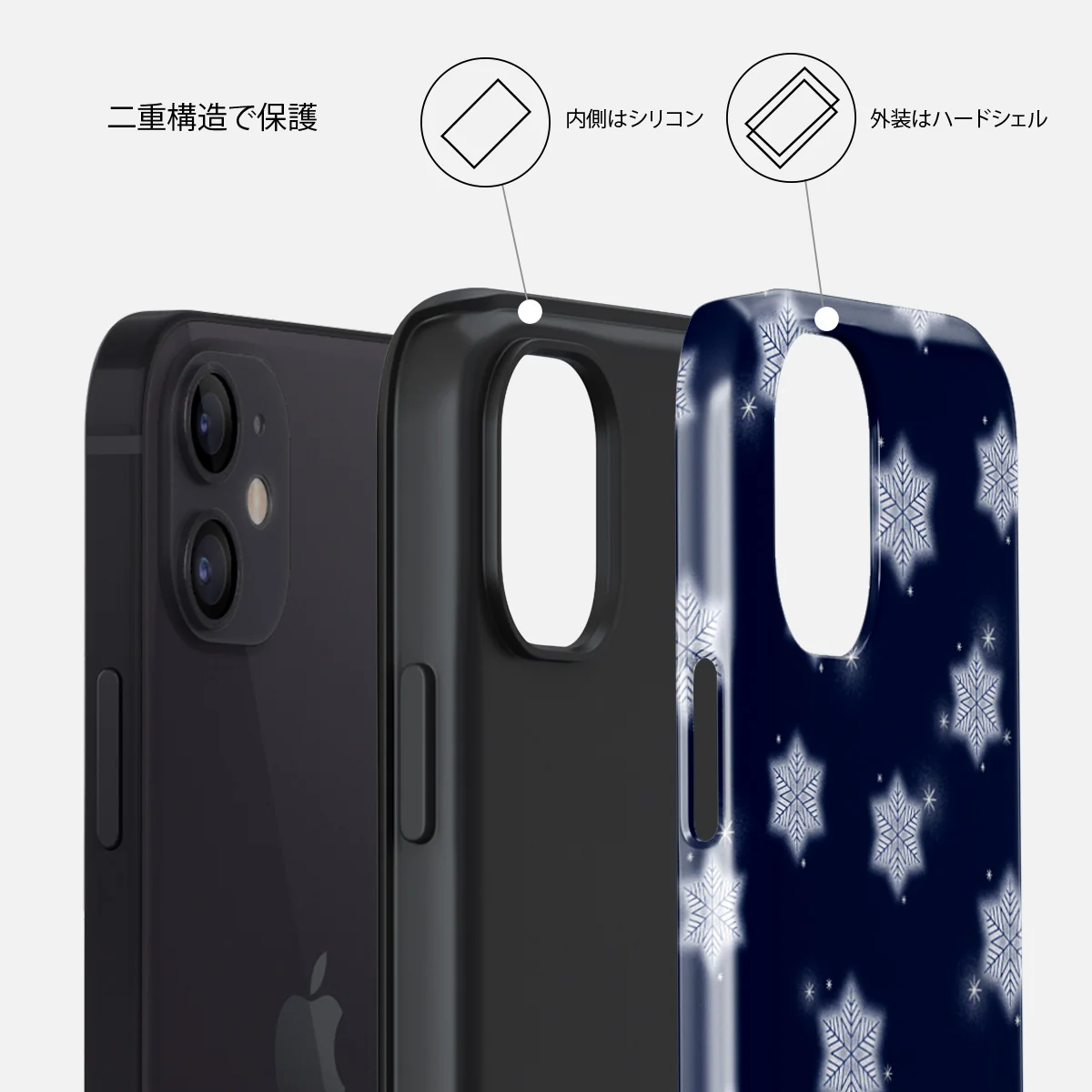 Frosty Pines - iPhone 12 ケース