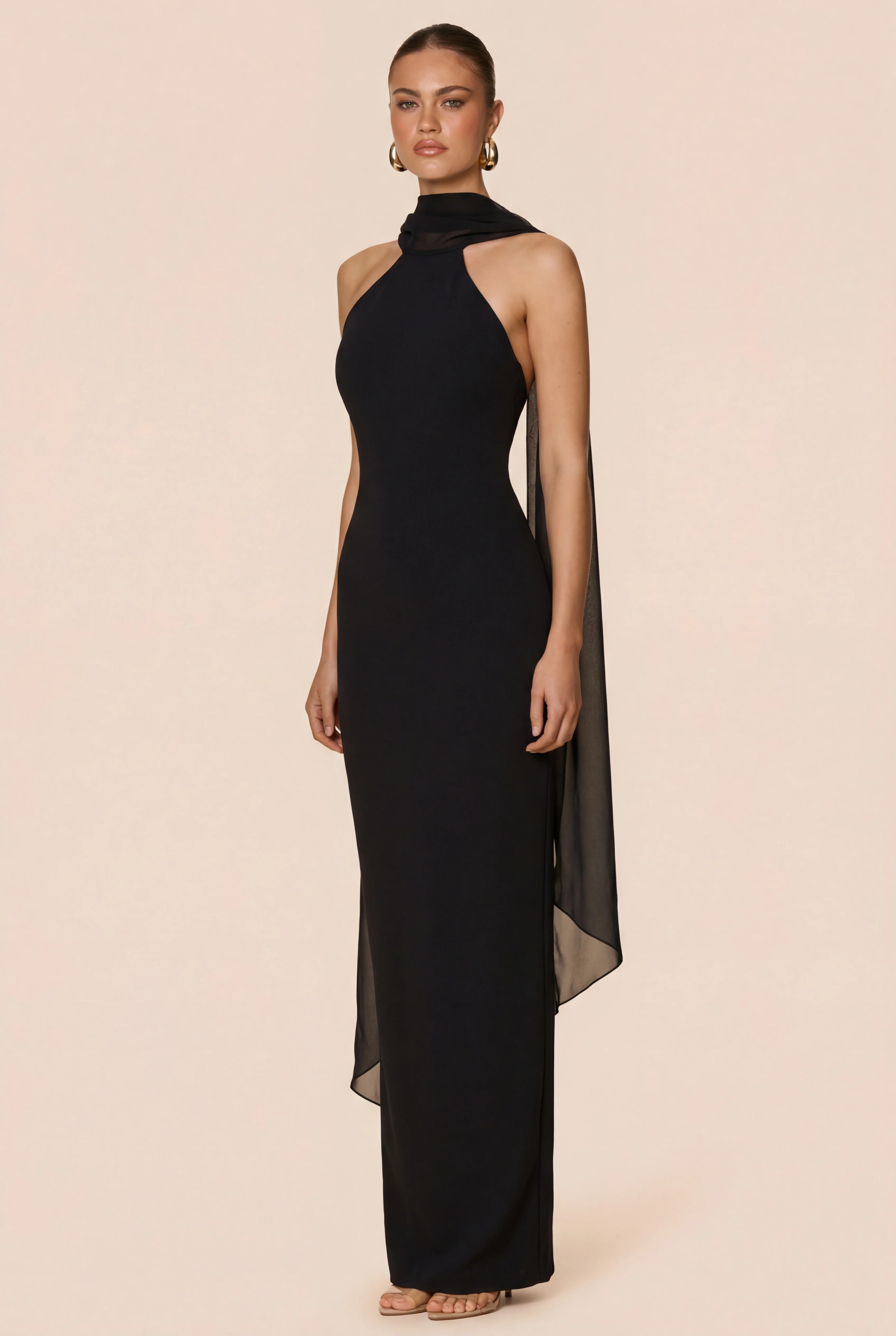 Martini High Neck Gown
